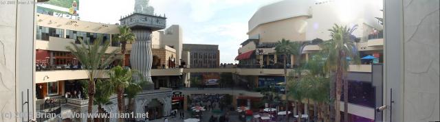 panoramic shot of Hollywood/Highland Mall