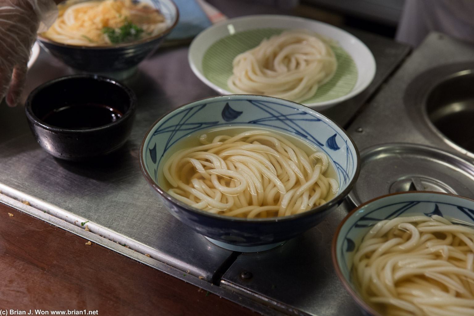 Mmmmm fresh bowls of udon...