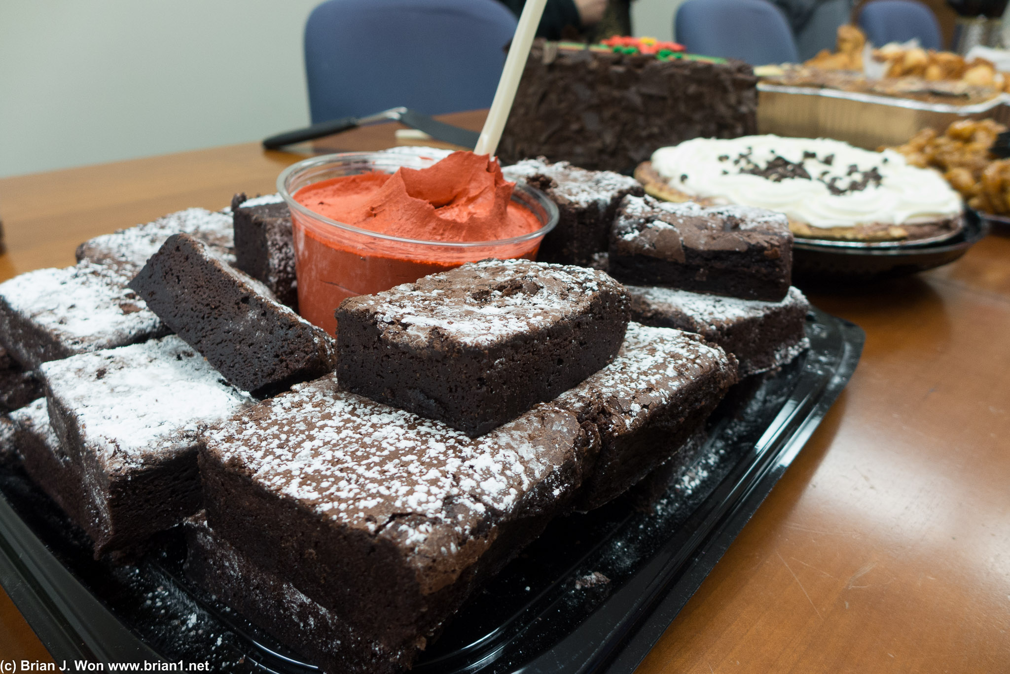 Desserts at the SSC Holiday Potluck.