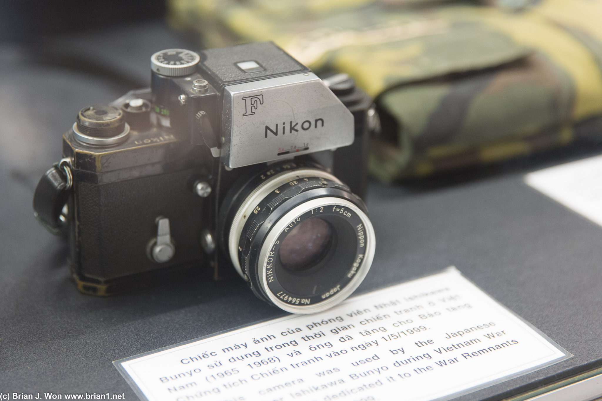 Nikon F-series with 50mm/2.0 lens.