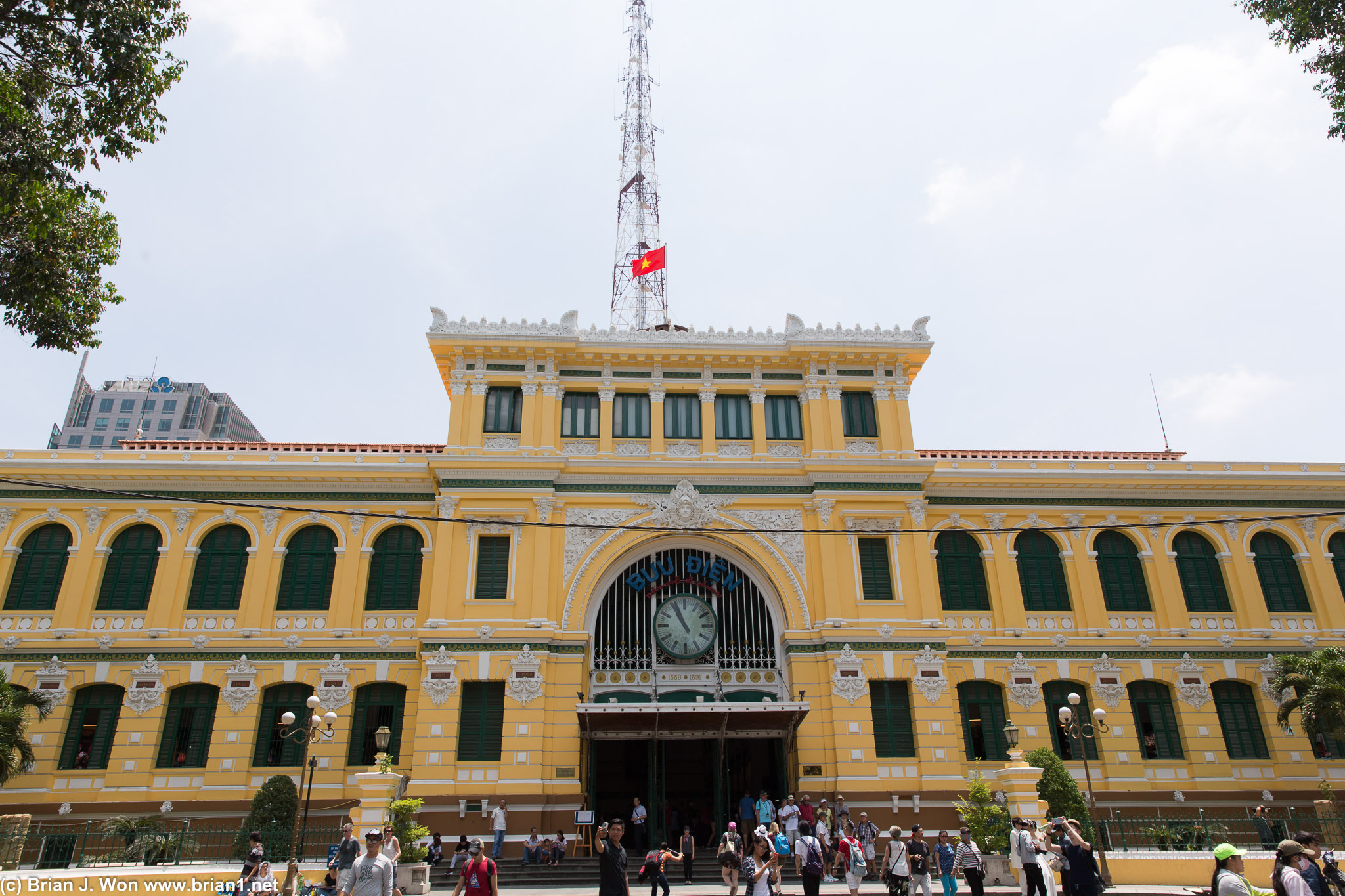 Saigon Post Office. Very French colonial.
