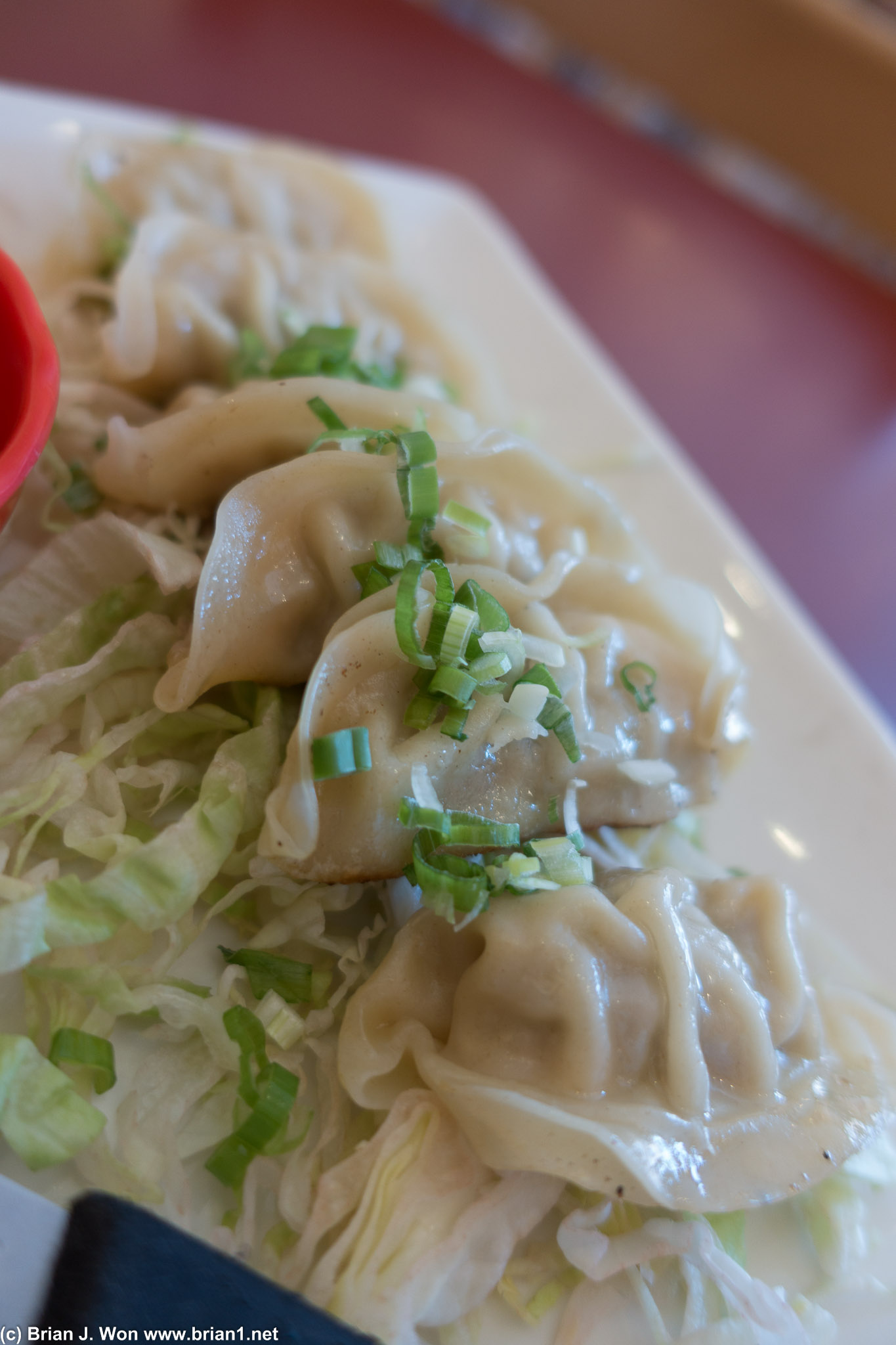 $6.95 for 6 smallish potstickers????