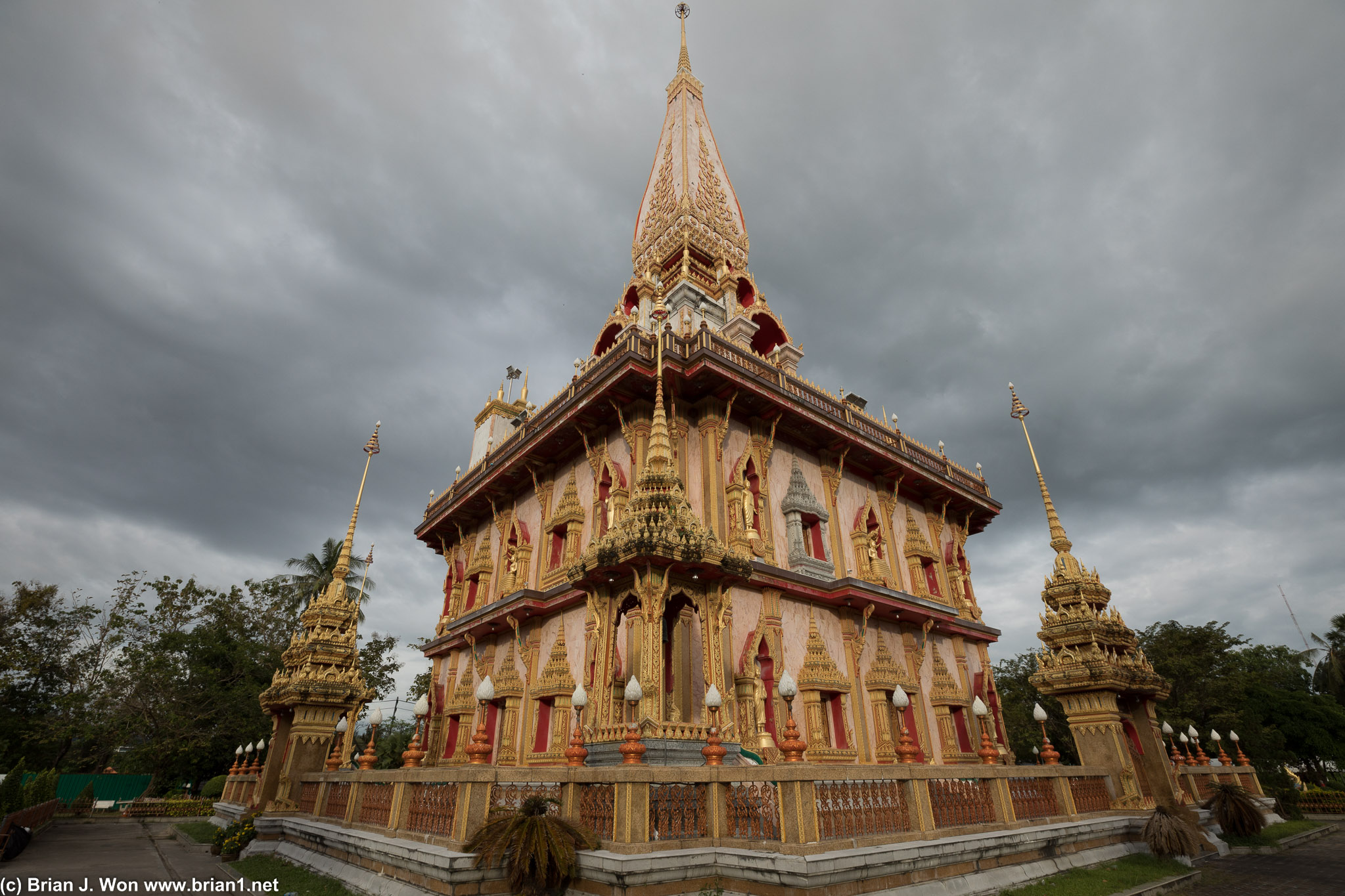 Pagoda at Wat Chalong.