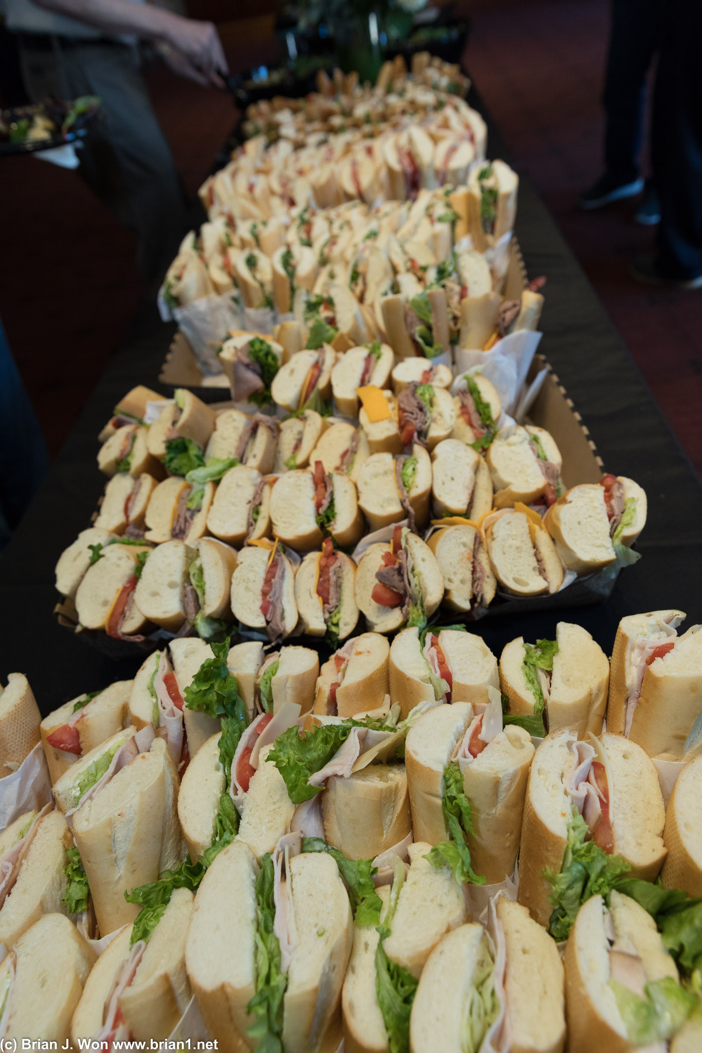 Sandwiches. Lots of sandwiches.