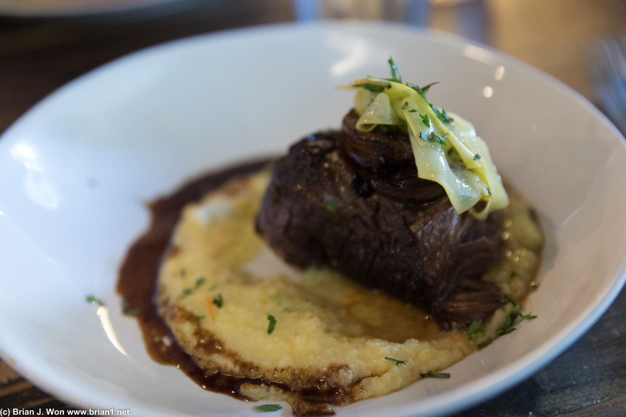 Coffee braised shortrib. Good but ultimately quite forgettable.