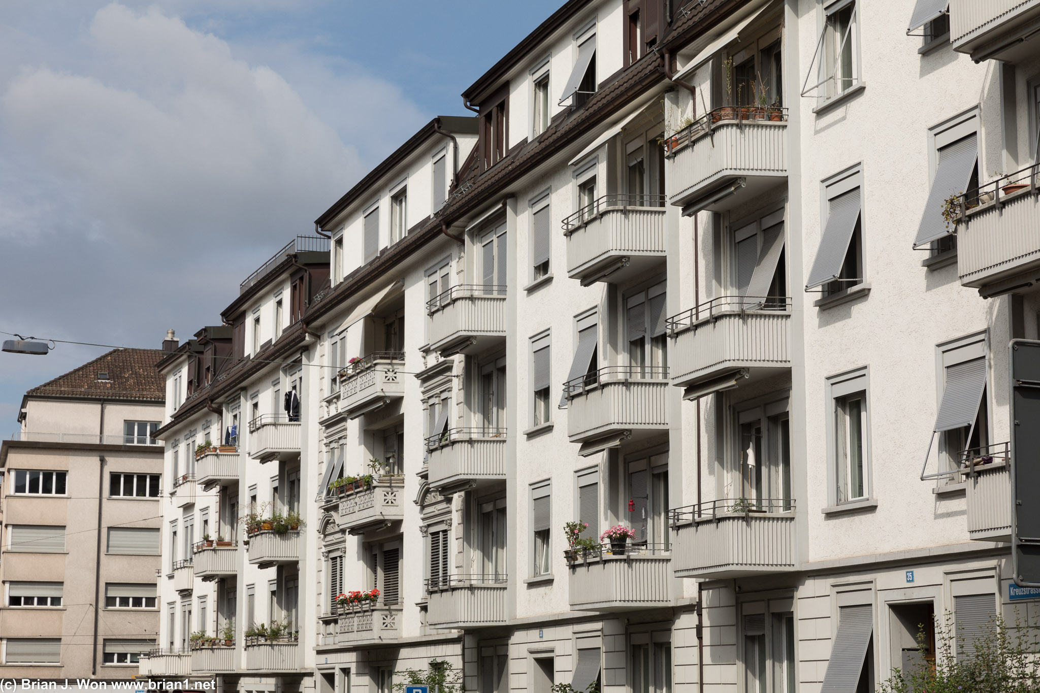 Apartments in Zurich.