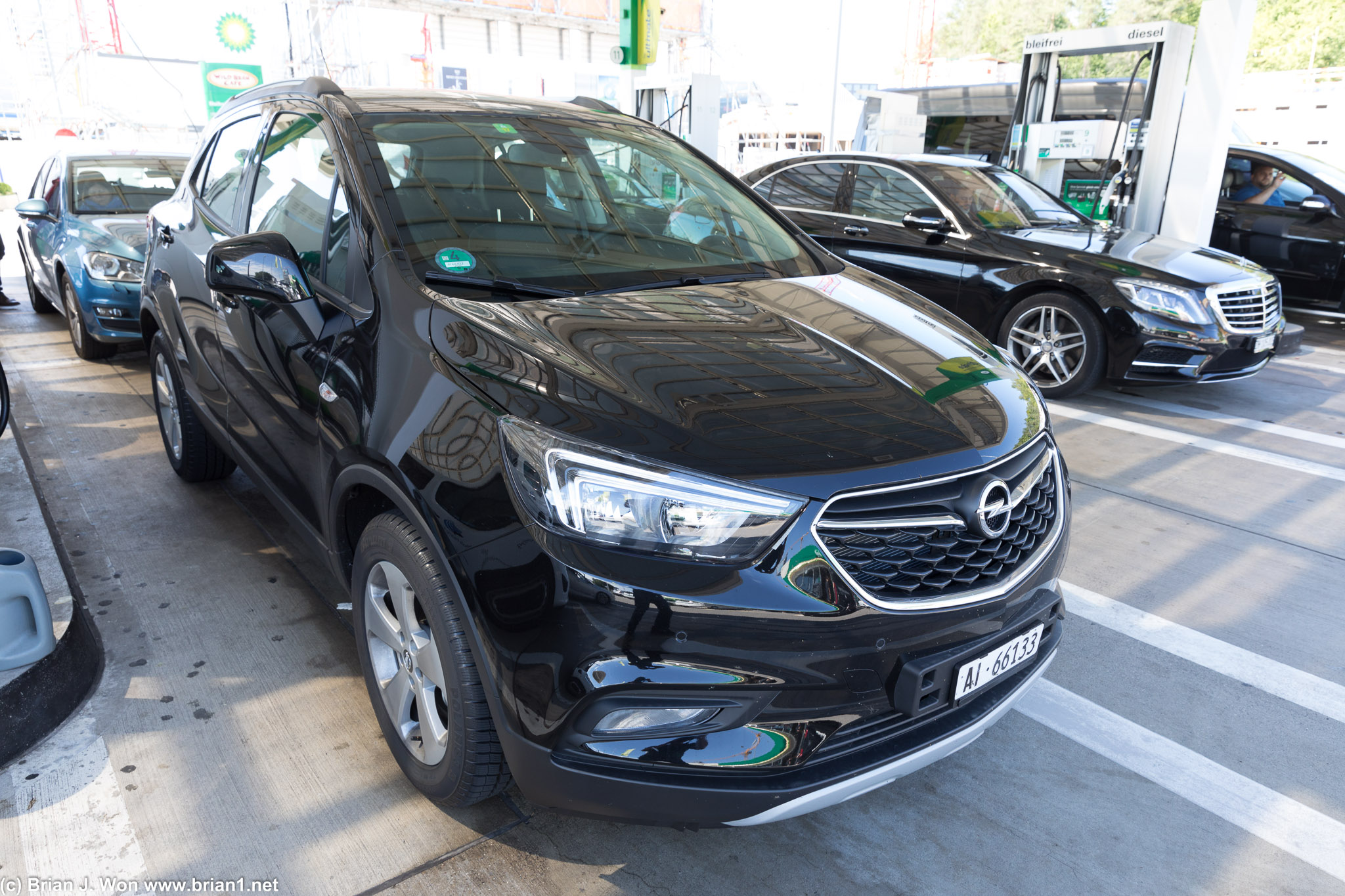 Our trusty steed, the Opel Mokka. Or as Sam said, "why is it so big?"