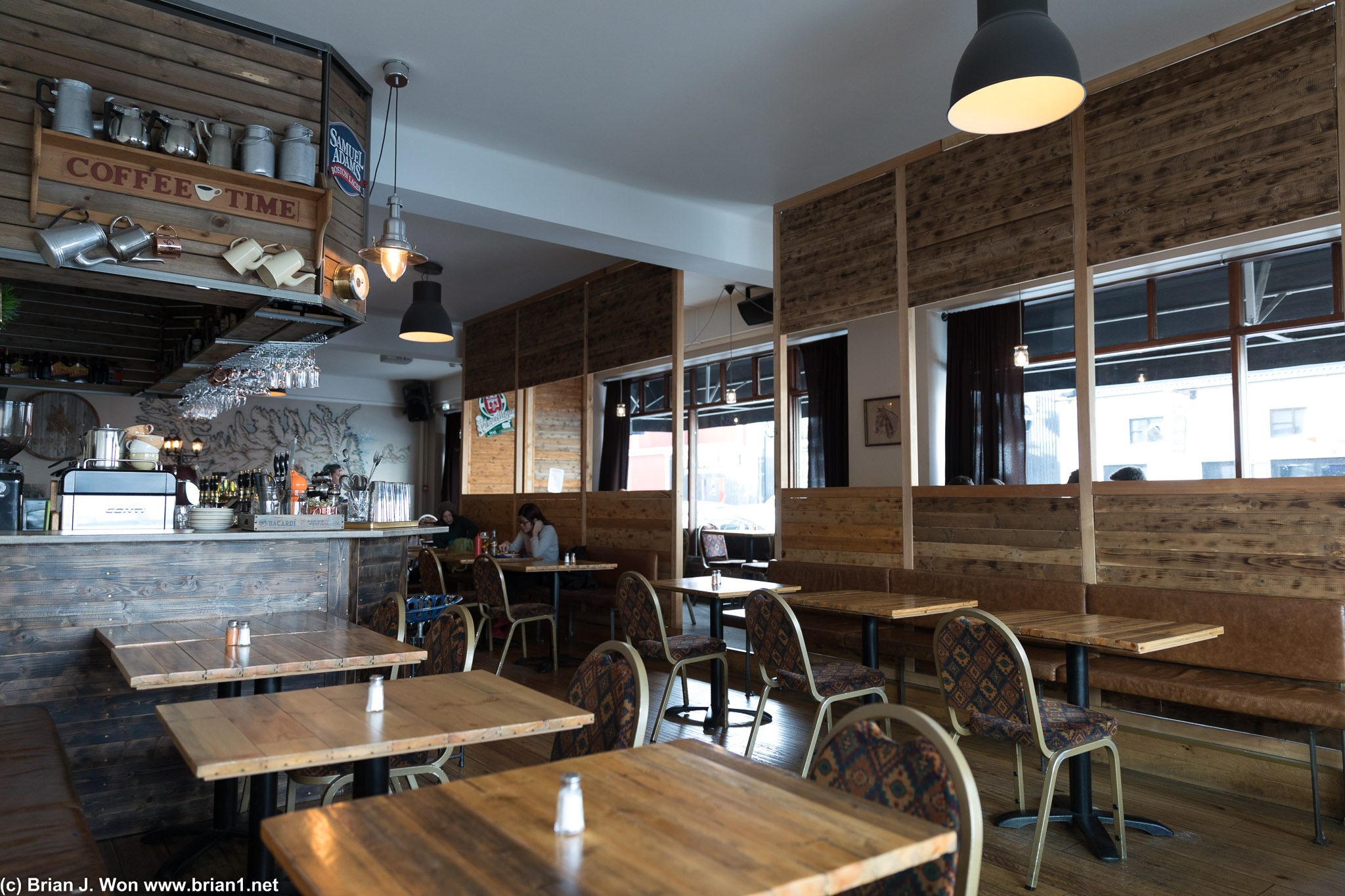 The modern take on a Nordic ale house at Frederiksen.