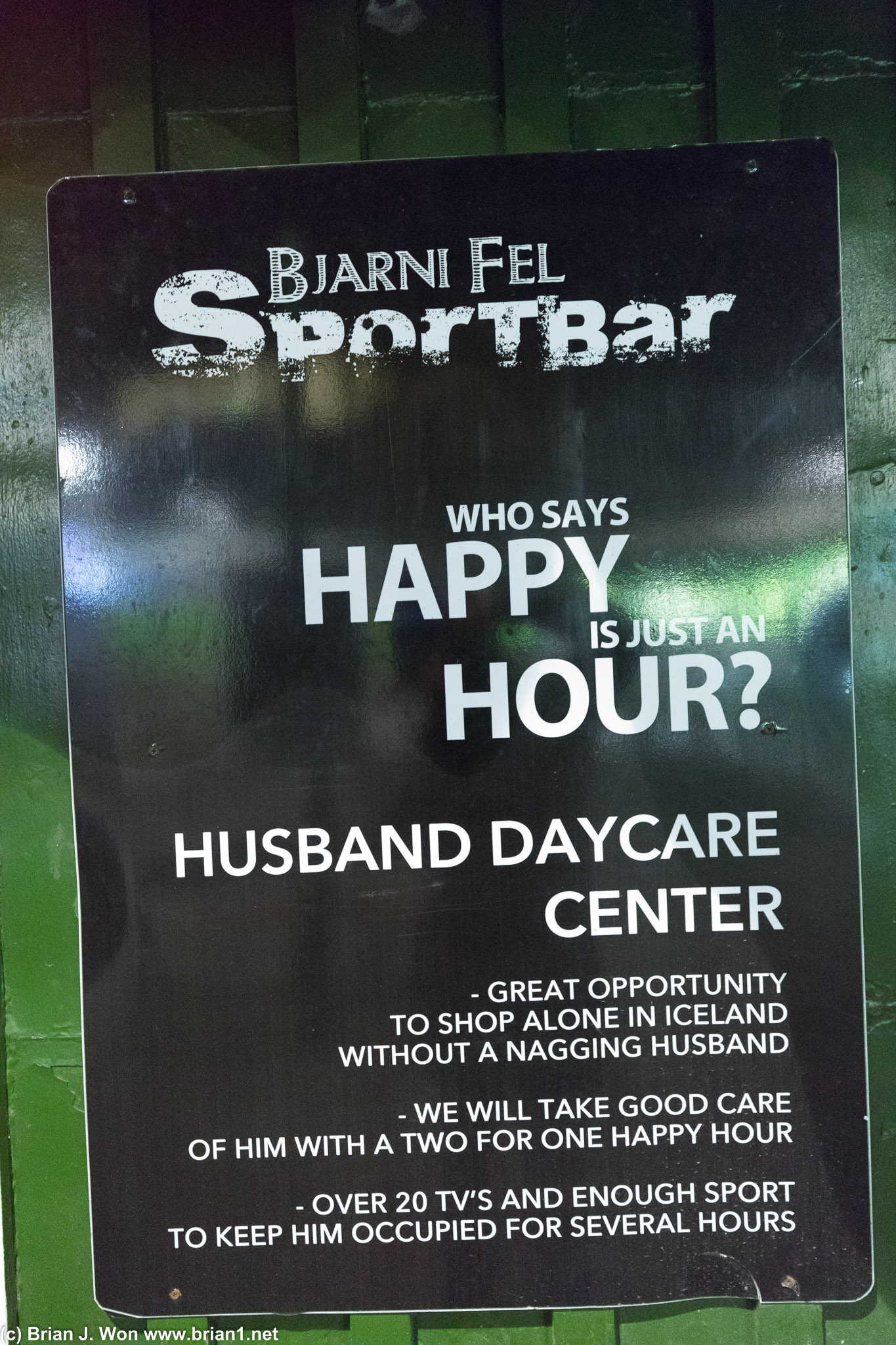 Husband daycare center!