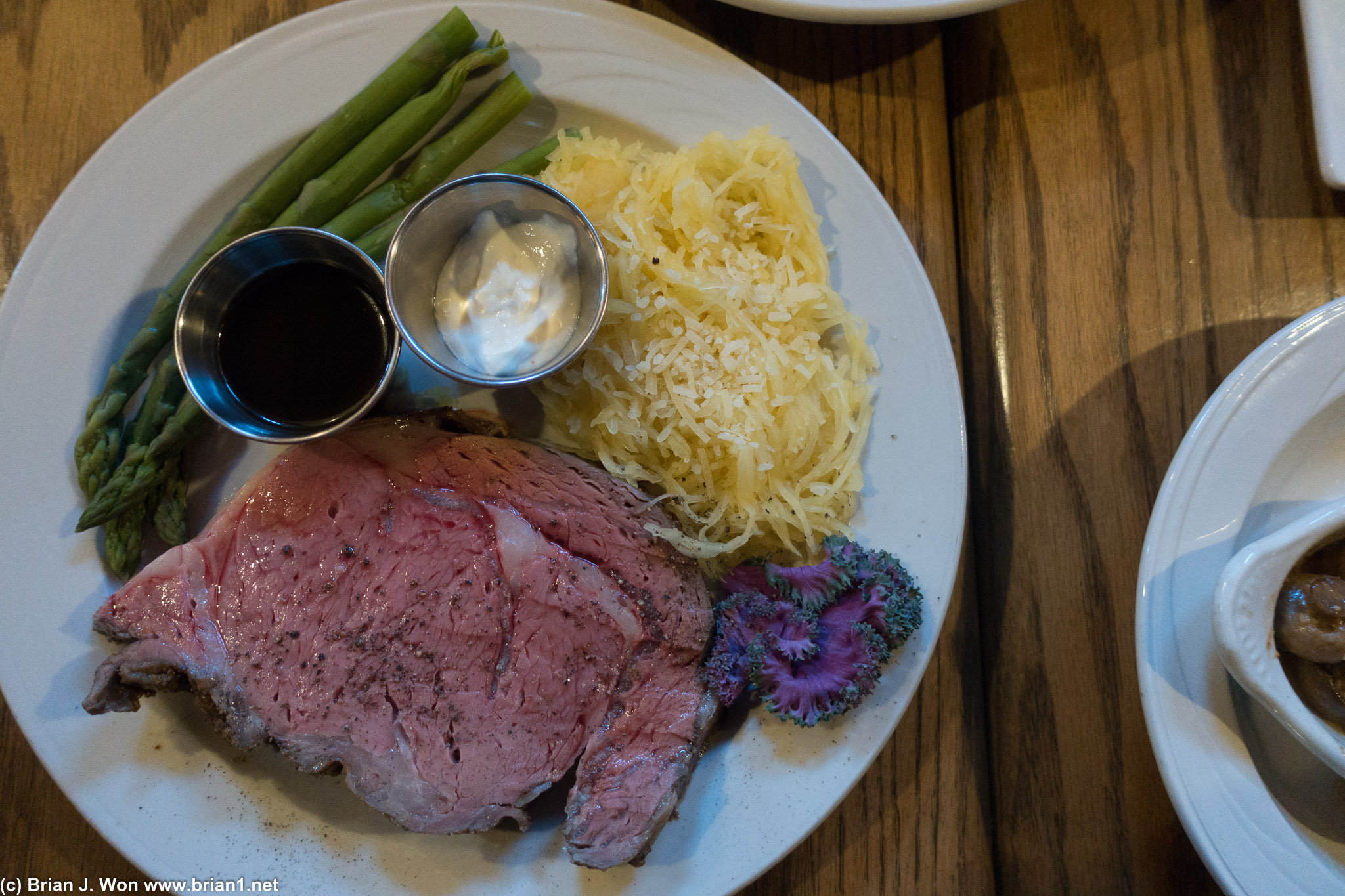 Not a bad looking (or tasting!) prime rib.