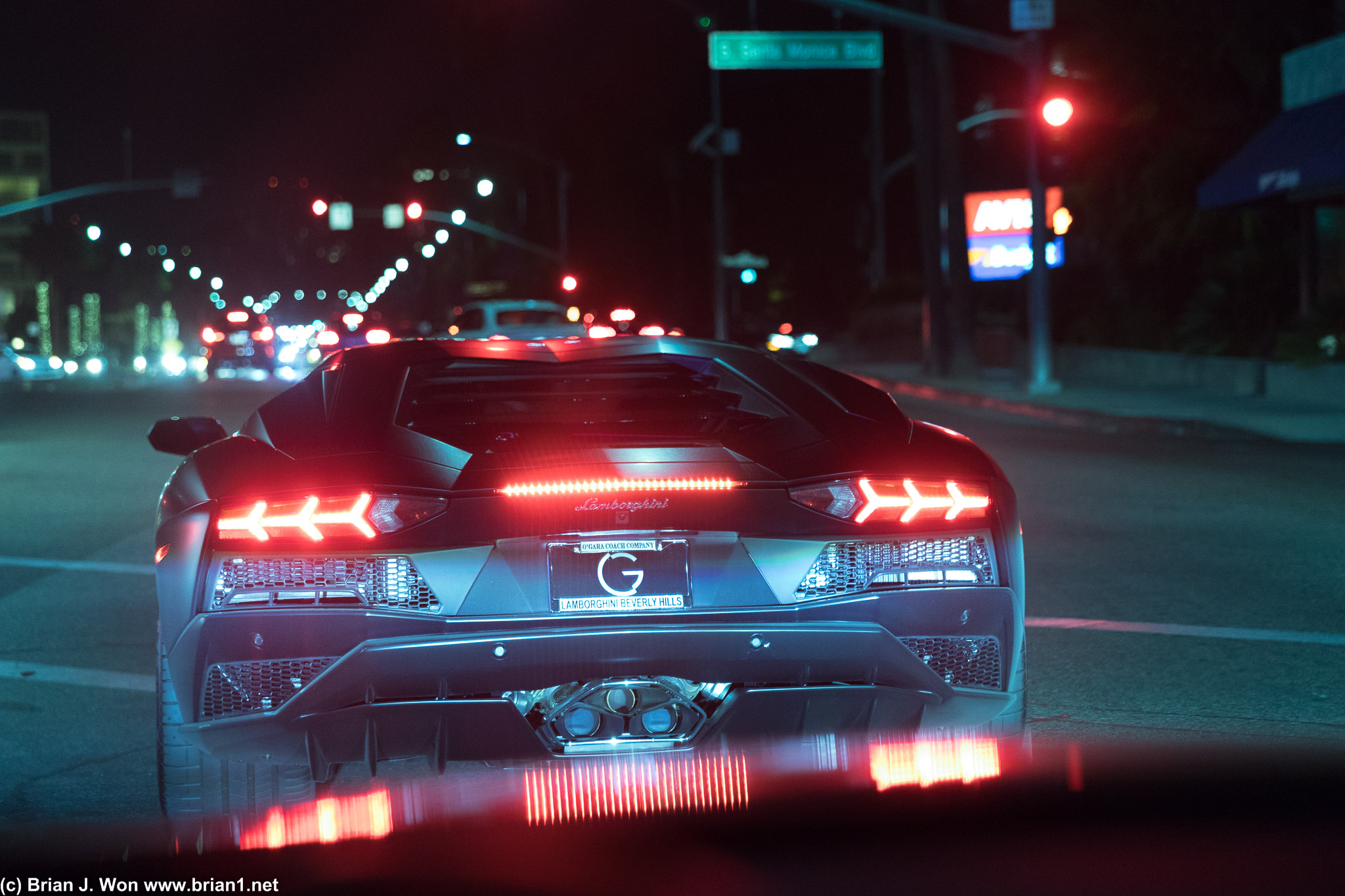 Lamborghini Aventadors everywhere tonight. o_0