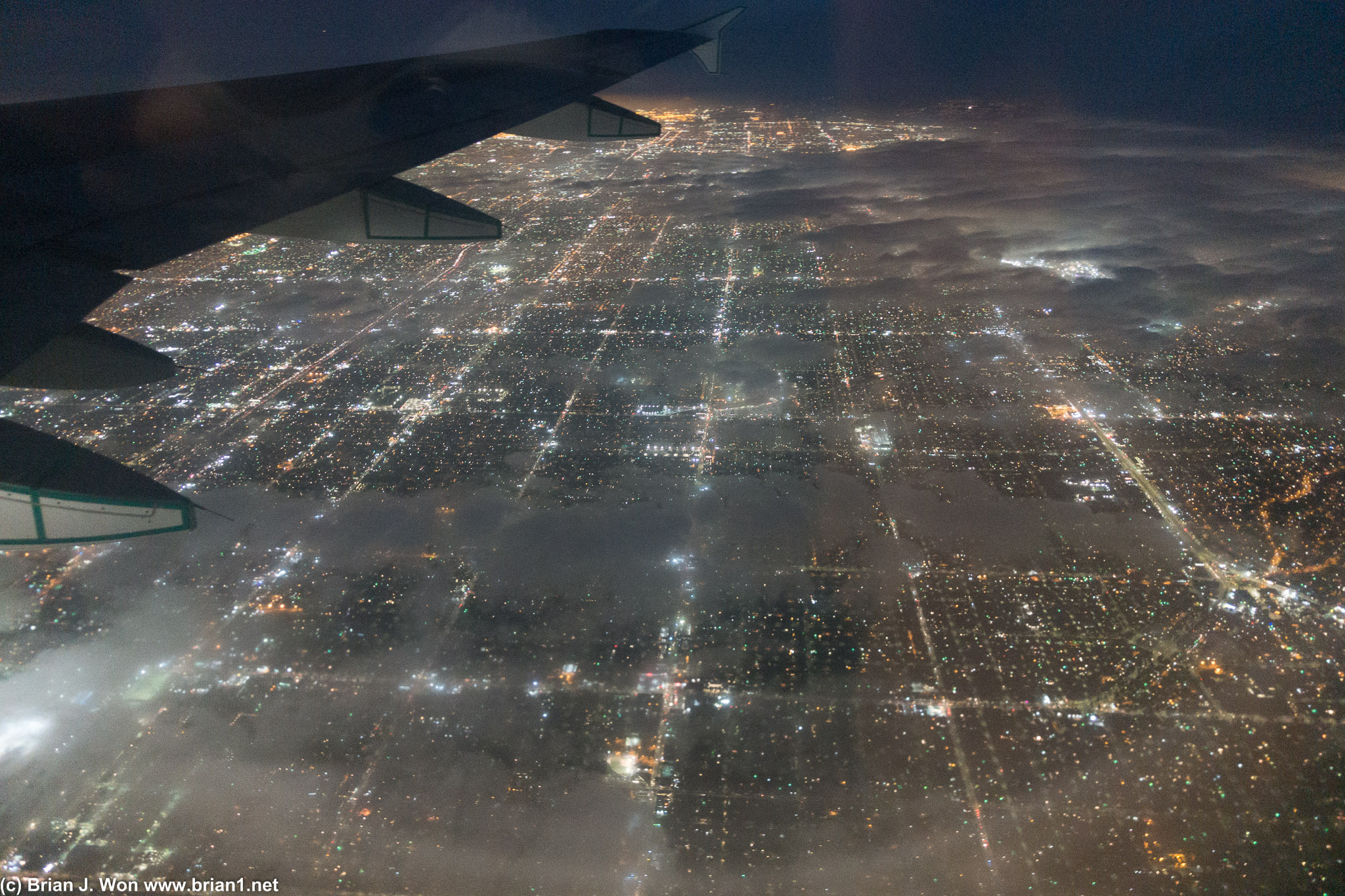 Final approach to LAX.