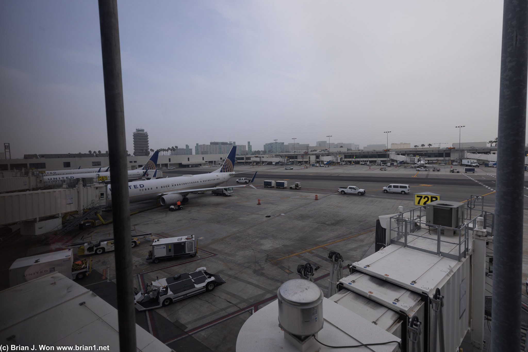 The other view, this time towards Terminal 8.