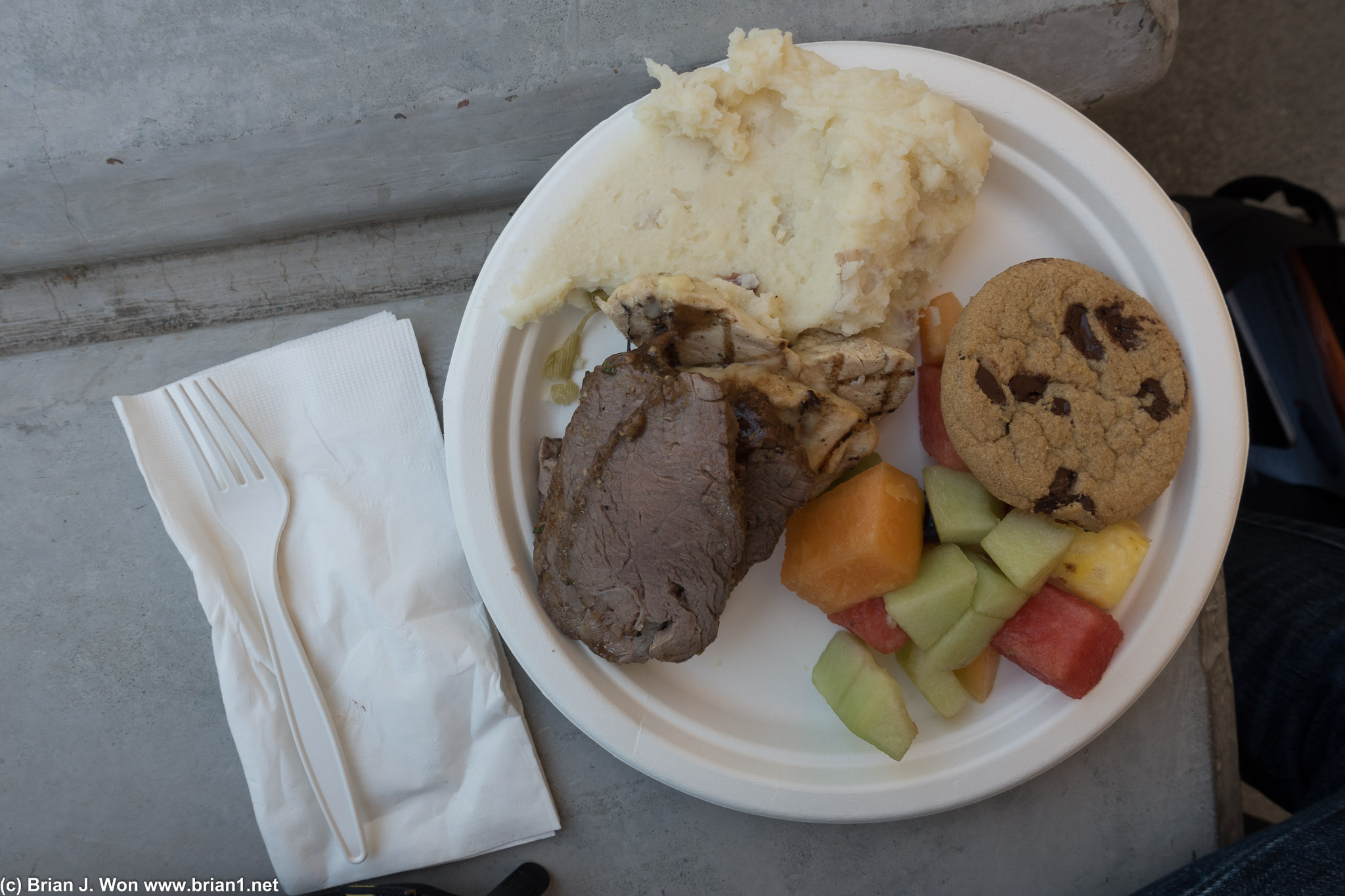 University conference food was actually decent.