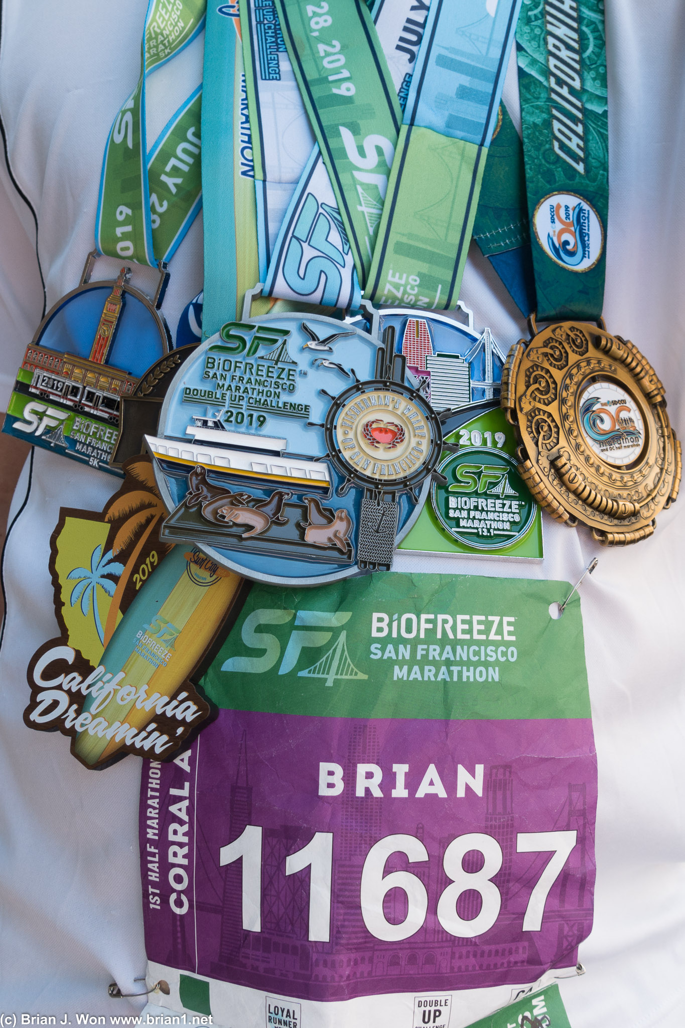 Run 2 races this weekend, get 6 medals?!?