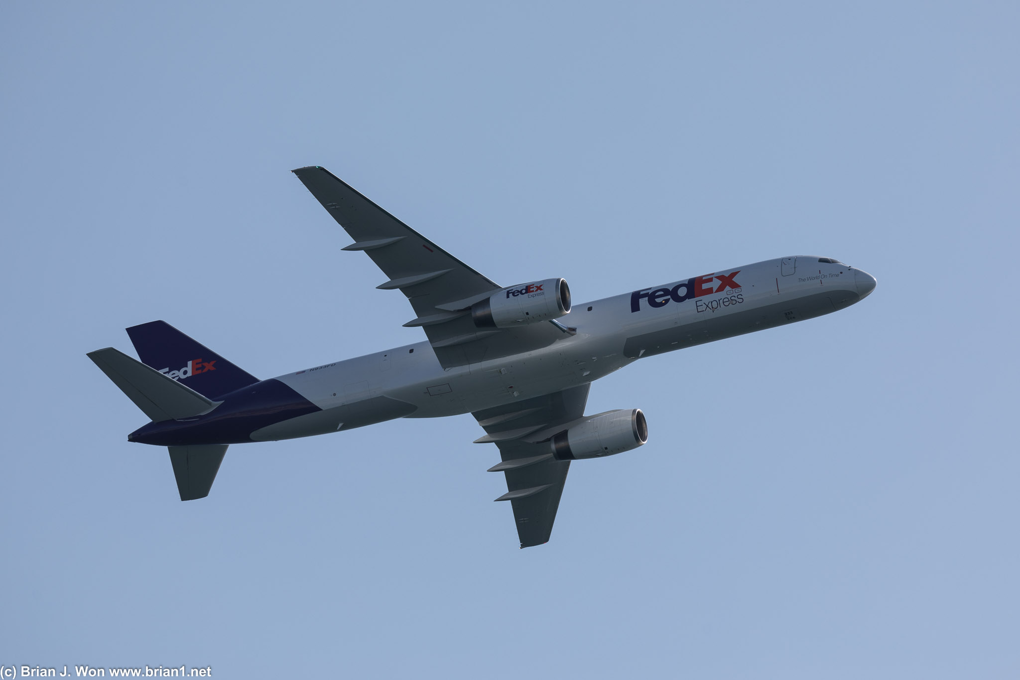 Not to be forgotten-- FedEx 757.