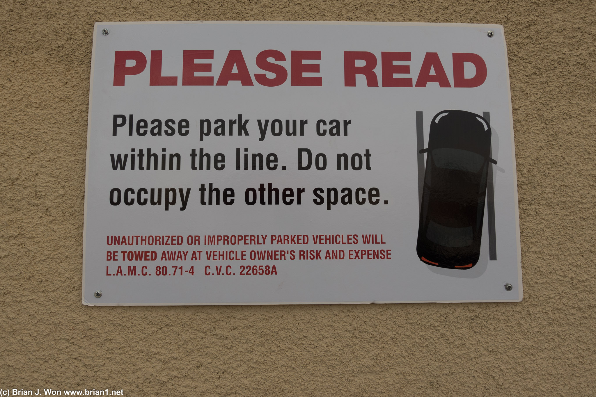 Most awesome parking lot sign.