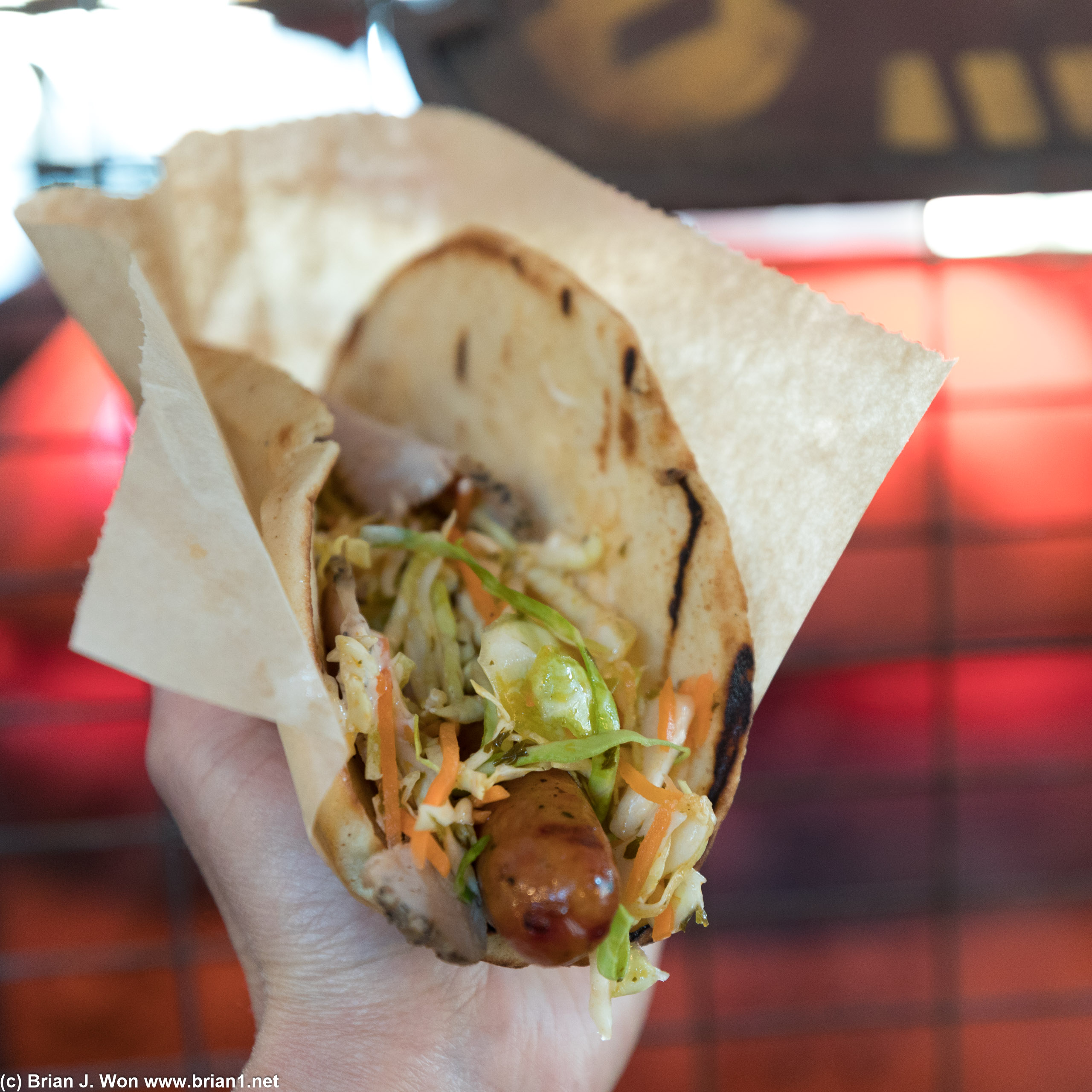Ronto wrap is definitely the best meal item in Galaxy's Edge.