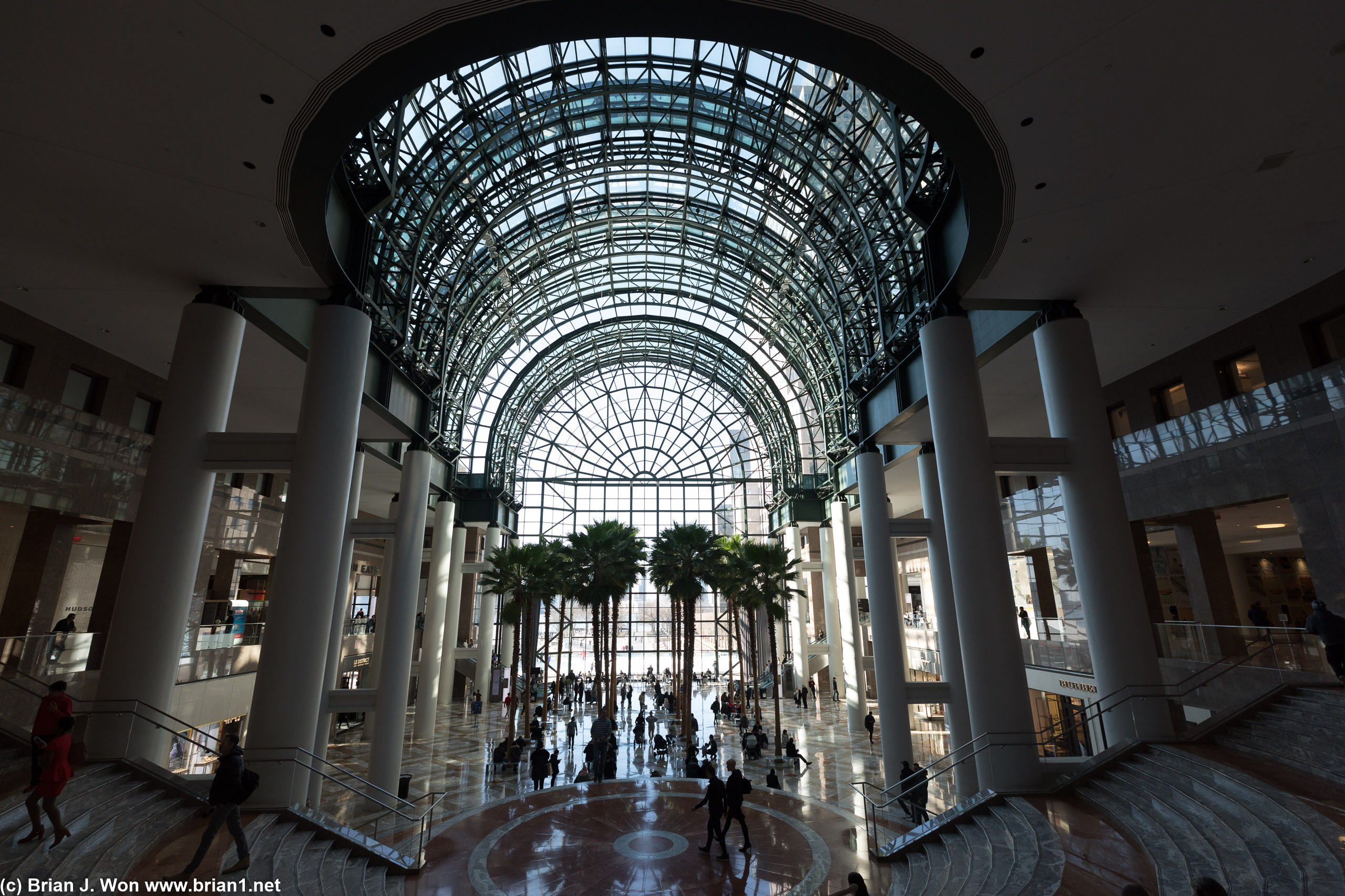 Brookfield Place shopping center, near WTC.