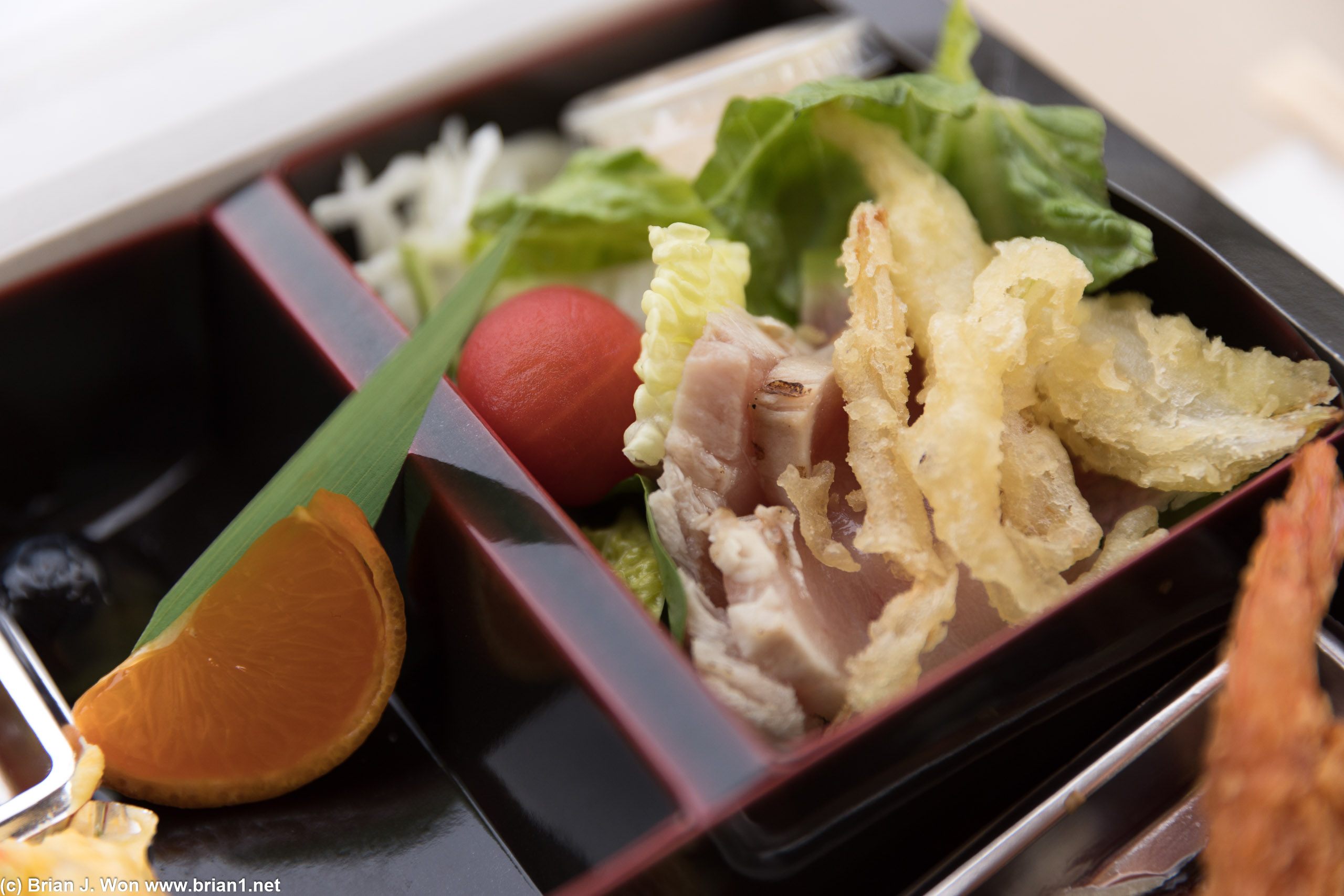 Sashimi salad.