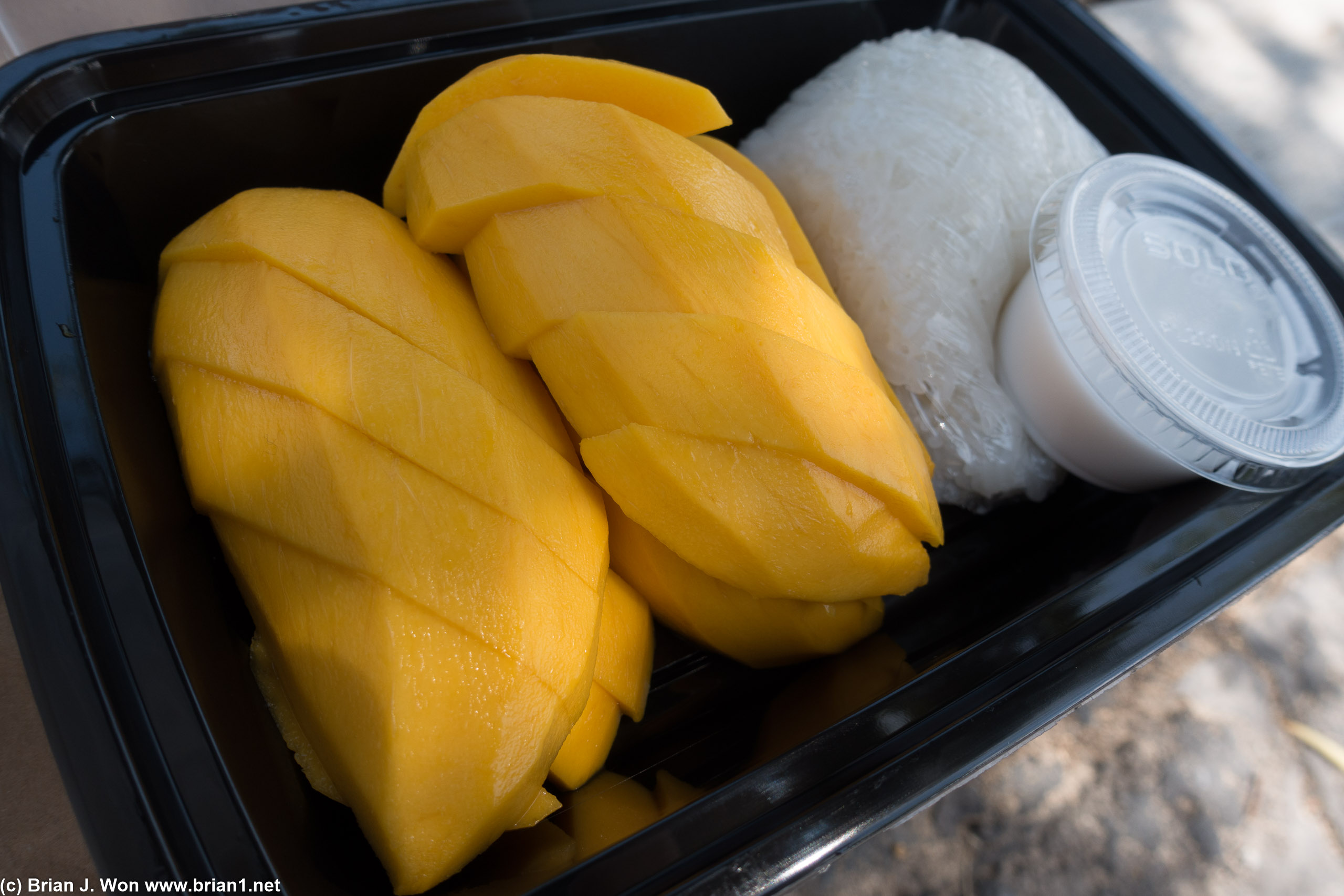Mango sticky rice from Sweet Rice.