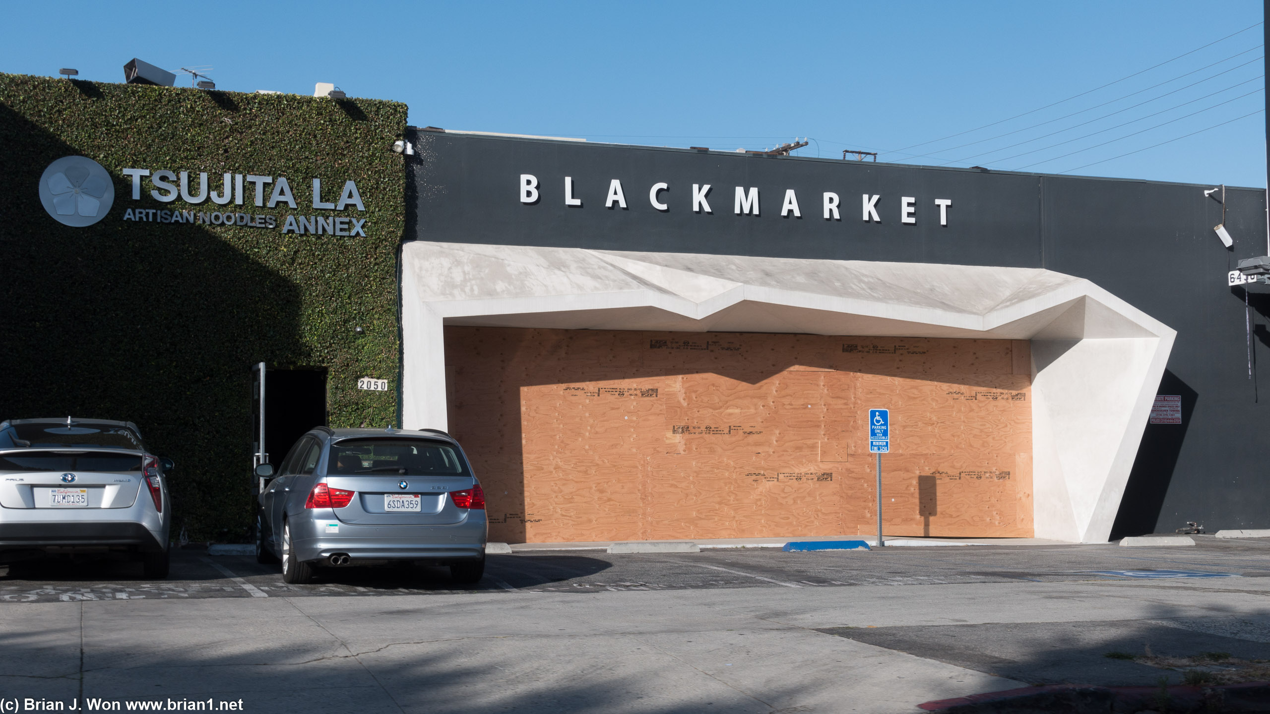 Blackmarket is fully boarded up.