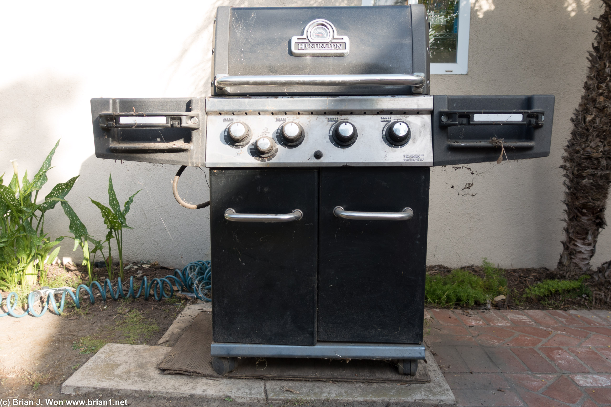Farewell, old Huntington gas grill. You served well.