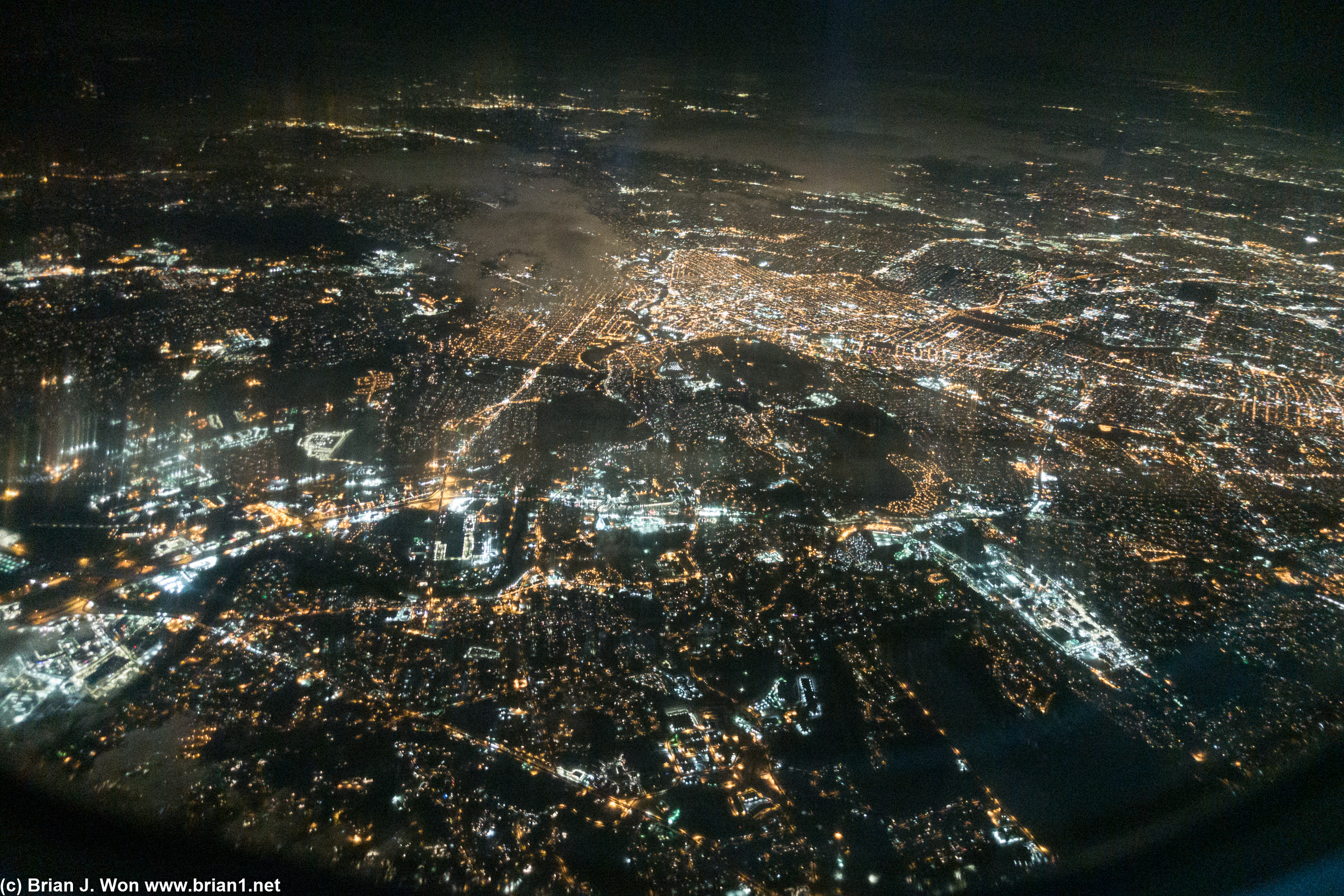 New Jersey city lights.