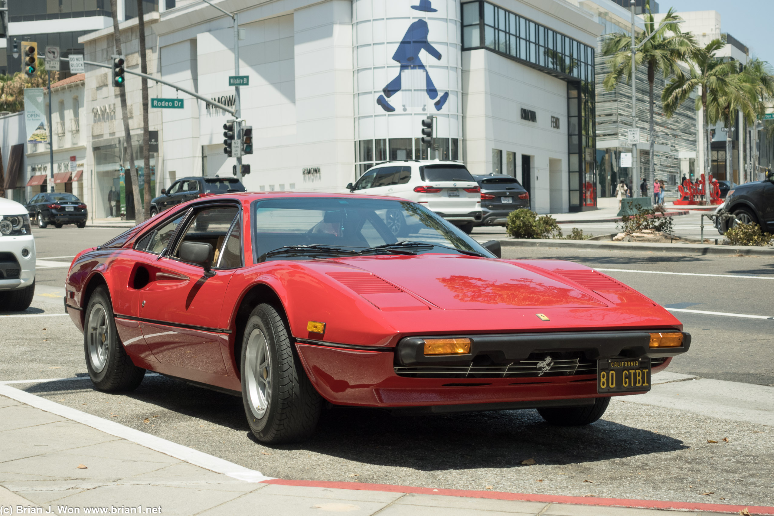 1980 Ferrari 308 GTB/I randomly spotted in Beverly Hills.