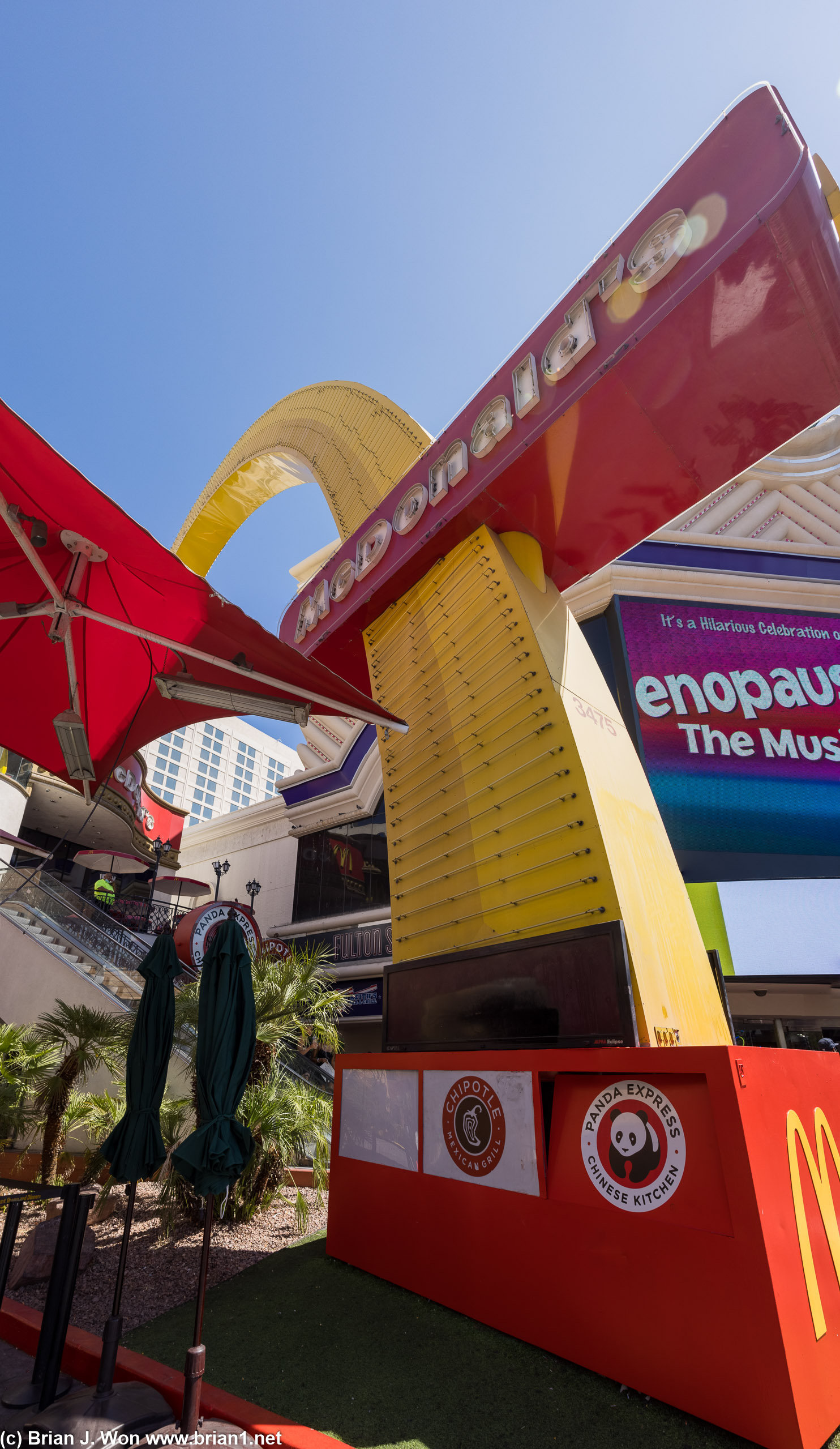 McDonalds arch.