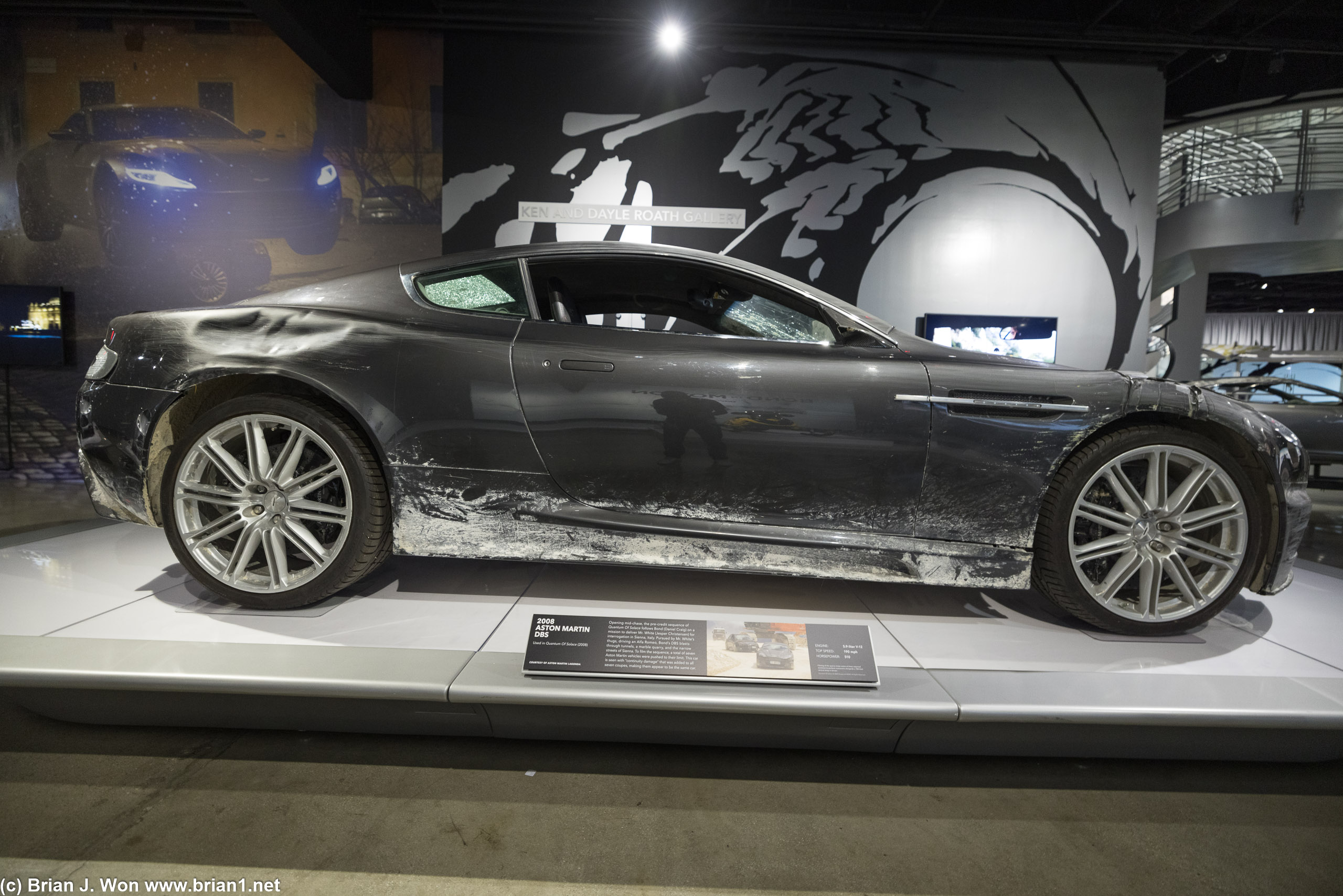 2008 Aston Martin DBS from Quantum of Solace.