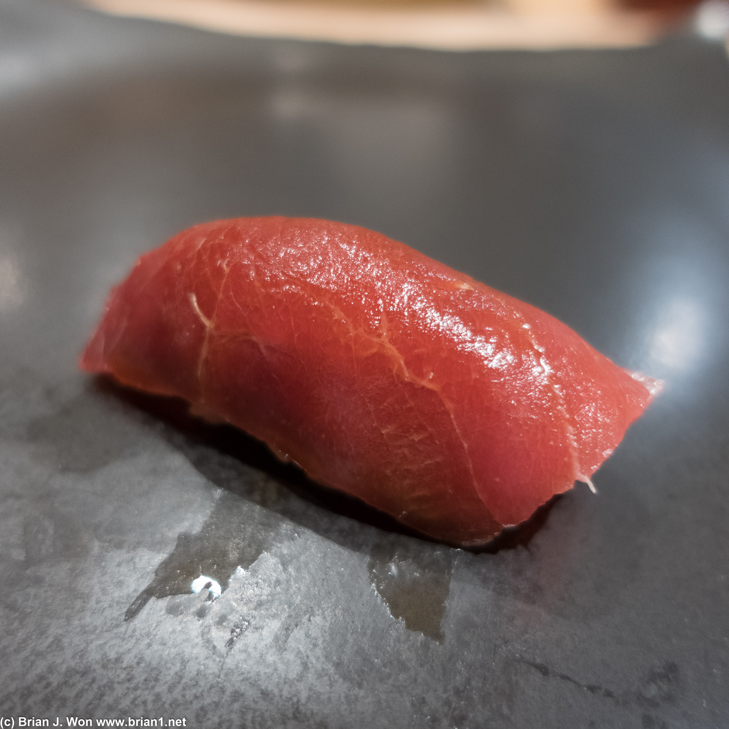 Akami - the main part of bluefin tuna (lean red meat).