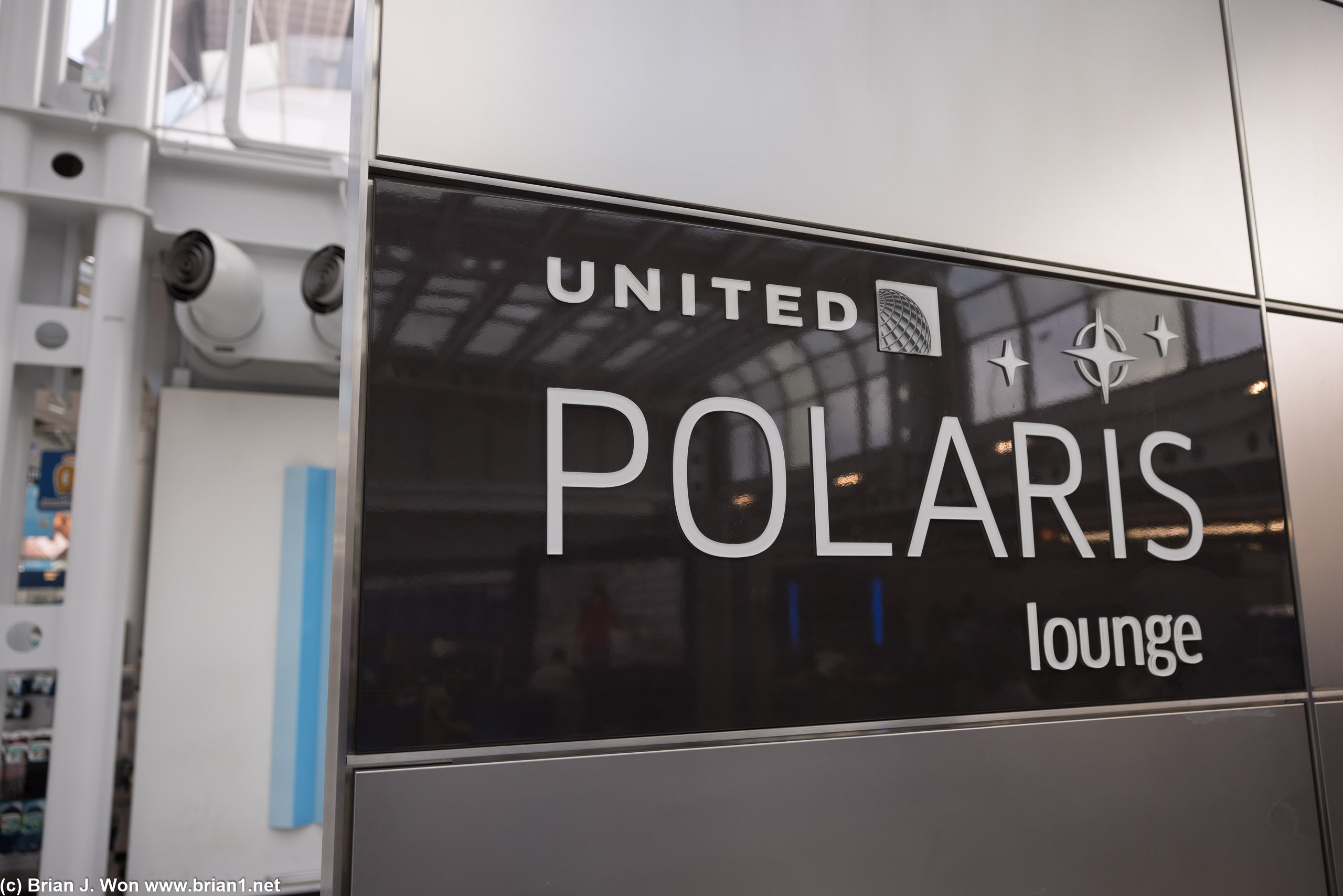 Polaris Lounge at ORD, Terminal 1, Concourse C.