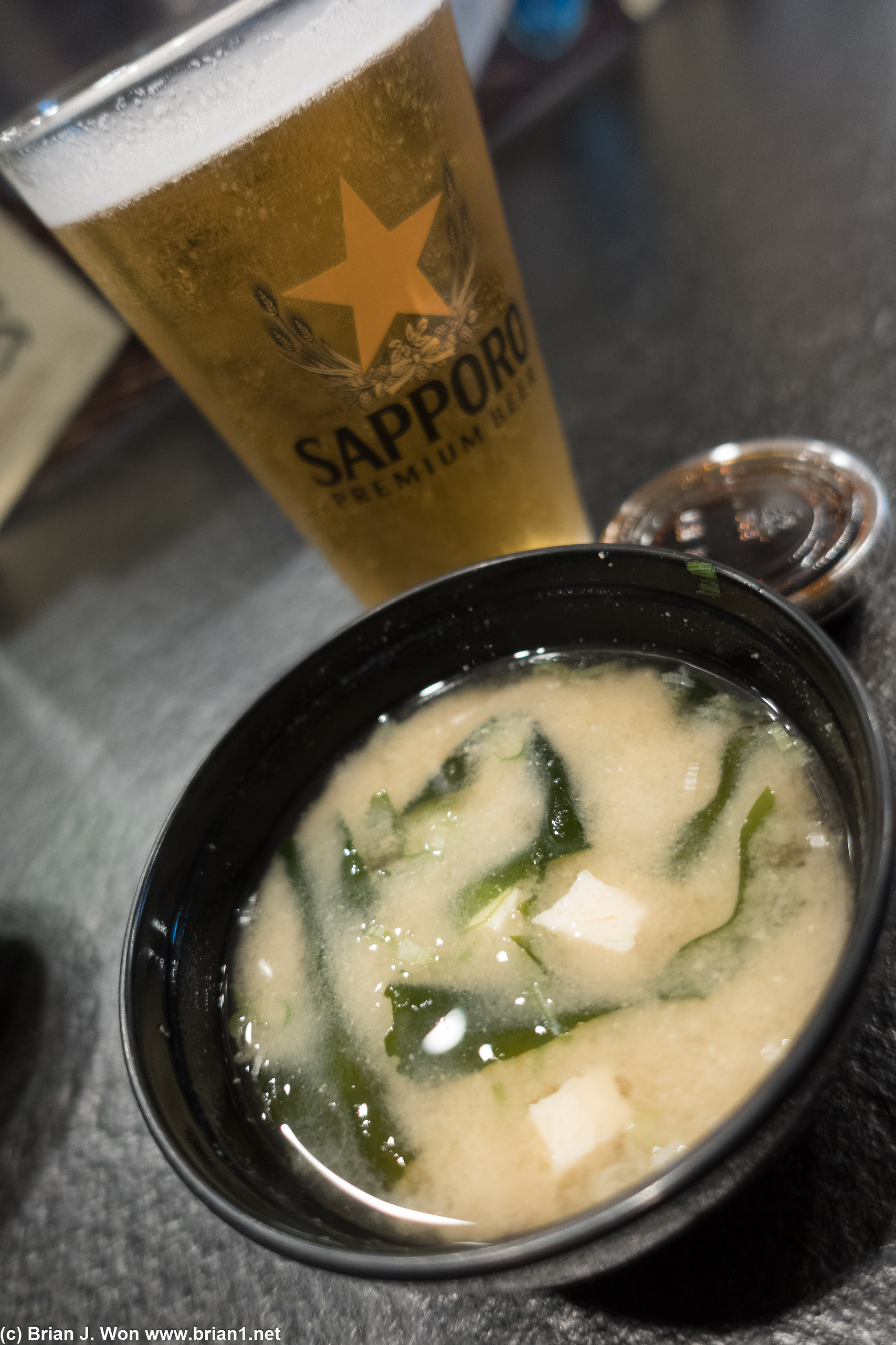 Miso soup.
