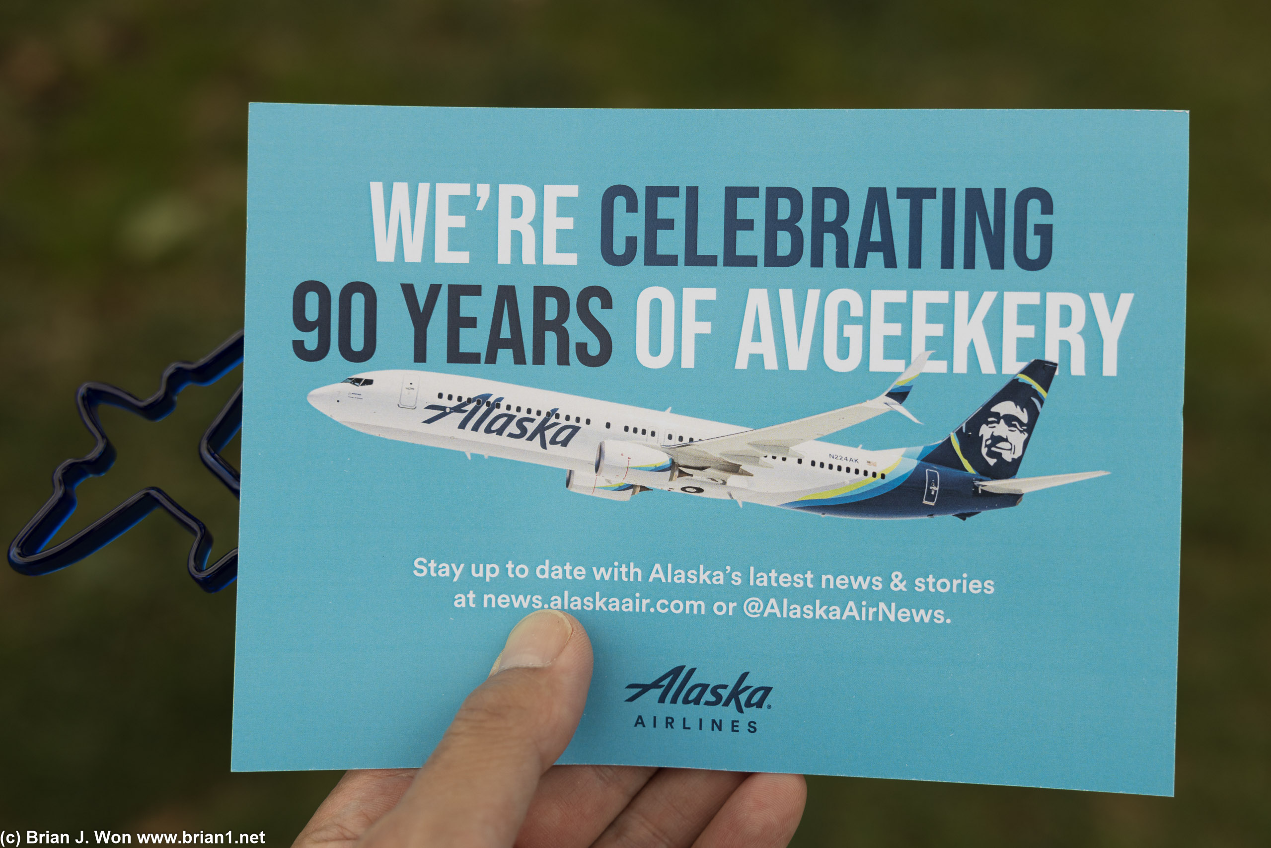 Alaska Airlines quiz for prizes.