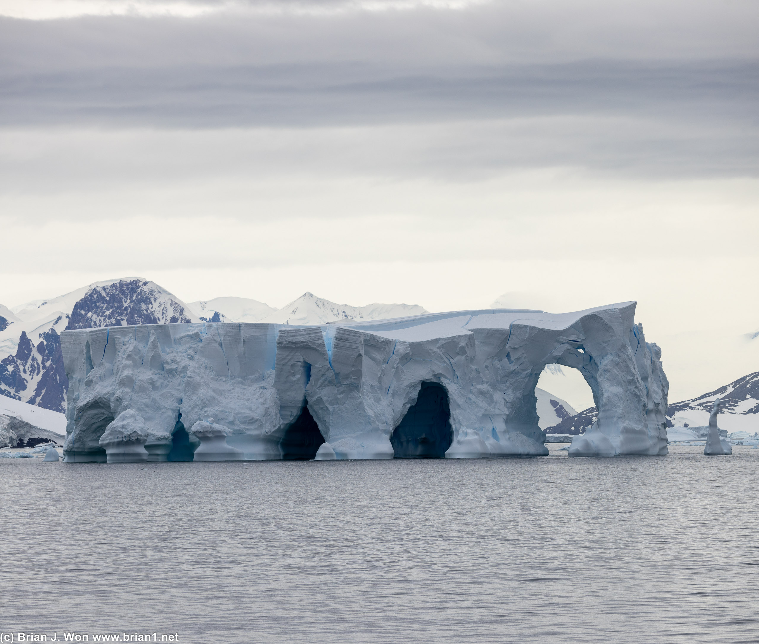 Massive iceberg just south of Pourquoi Pas island.