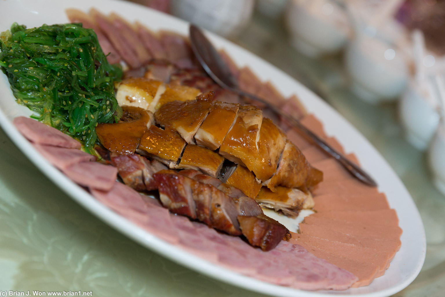 Mmmm cold cut platter.