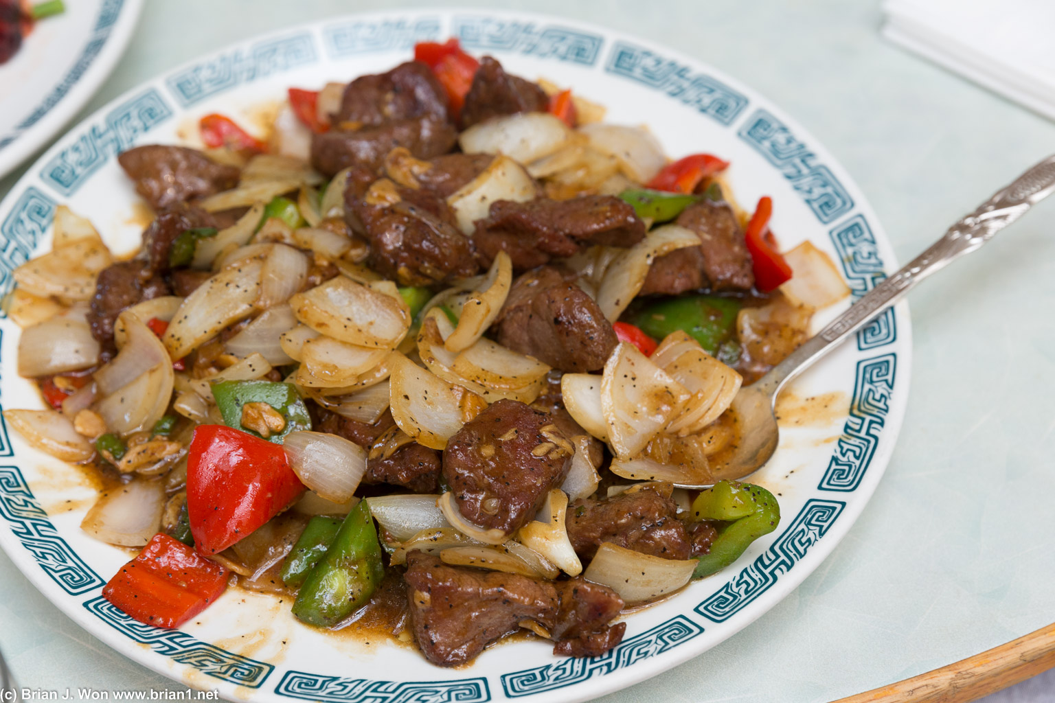 Pepper beef was very good too.