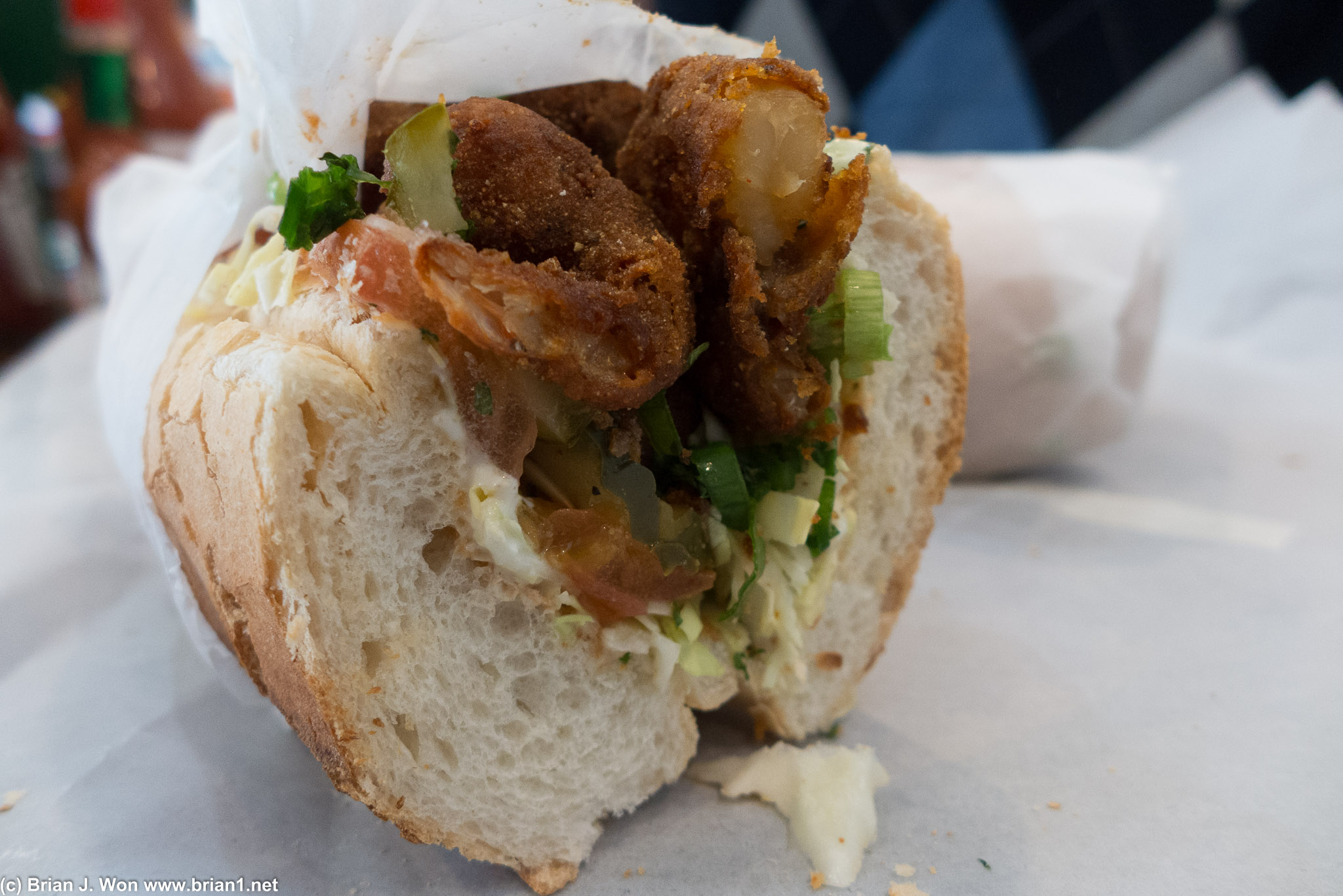 And fried shrimp. Equally good.