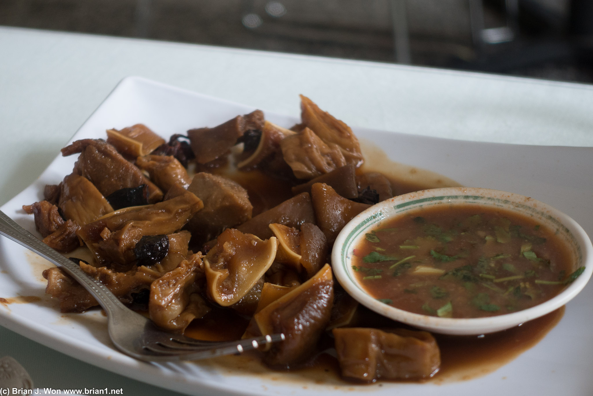 Street pork. YUM, if you don't mind tongue, tendon, etc.