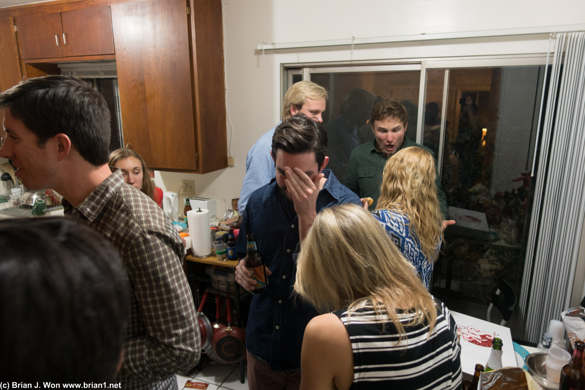 Partying it up with Geography dorks and their friends.
