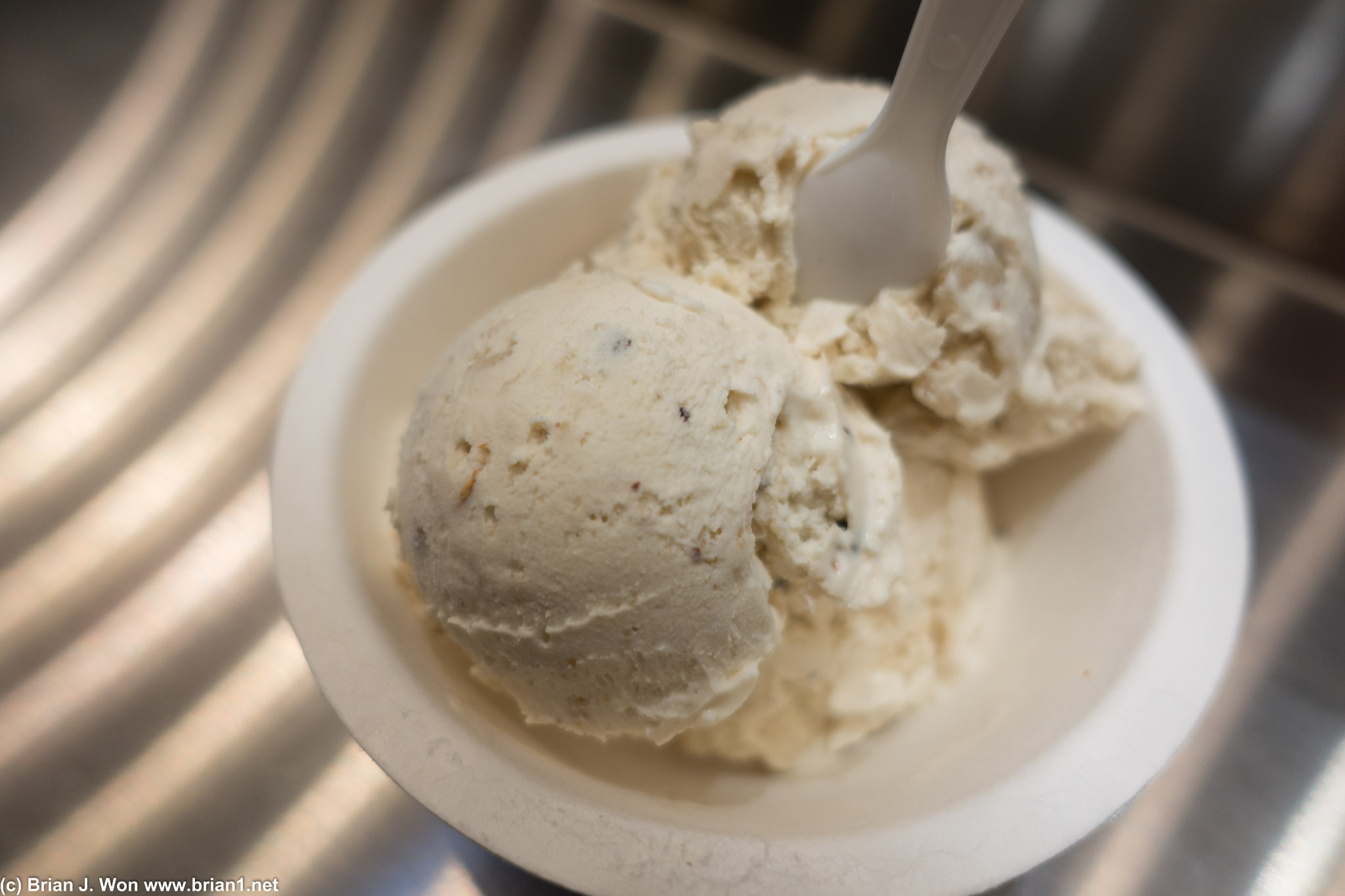 Cookie dough with pretzels. Nice bit of salty contrast.