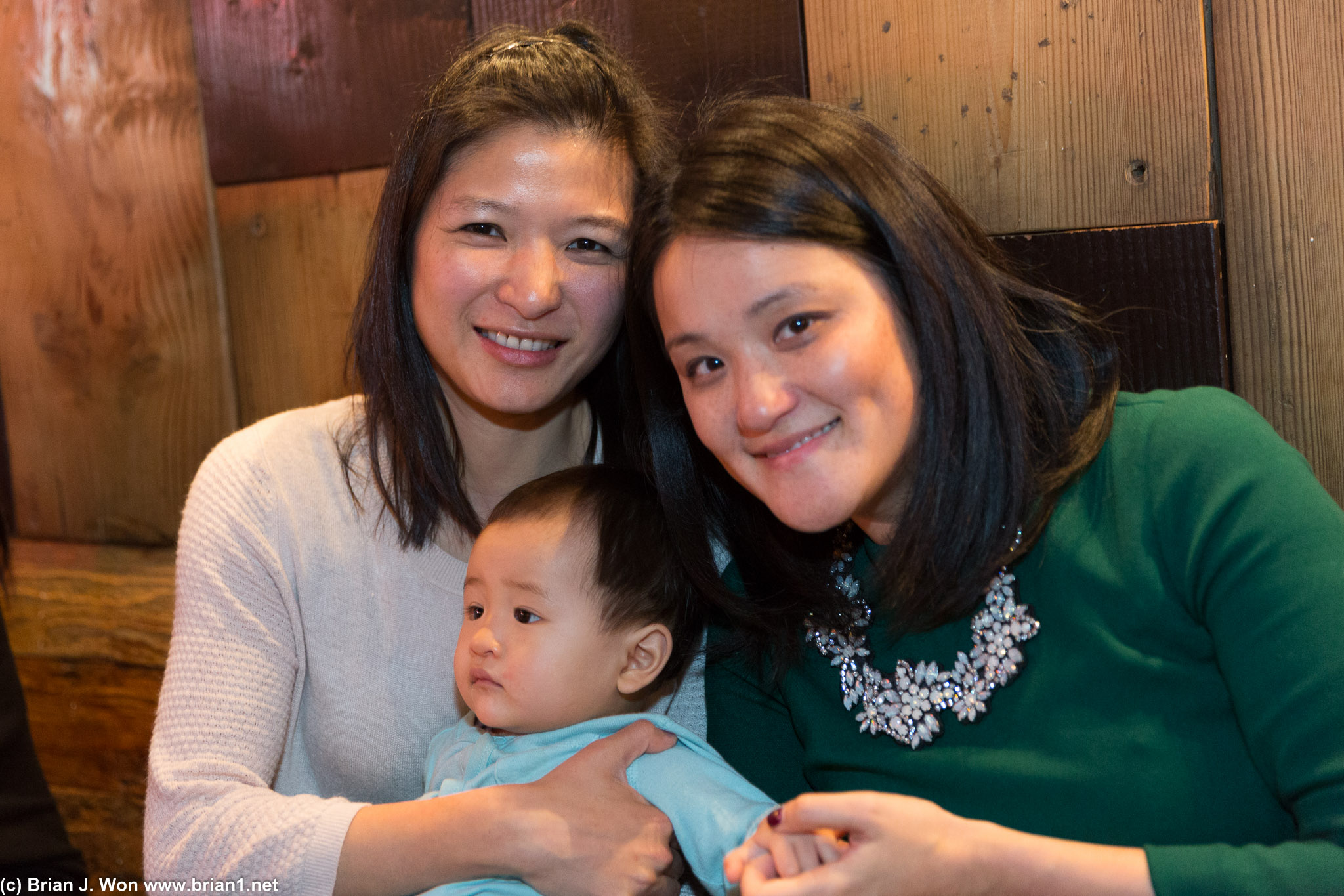 Rani, June, and Baby Connor.