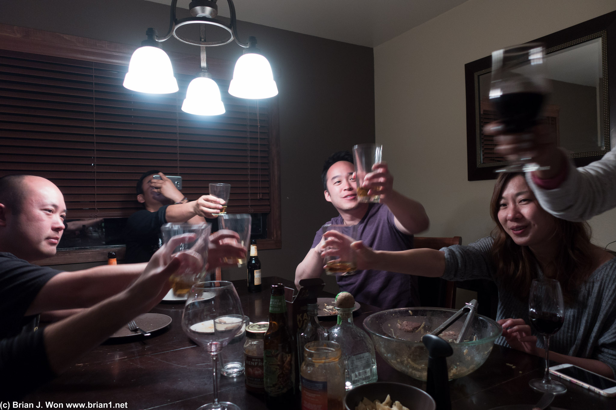 Cheers to the birthday boy!
