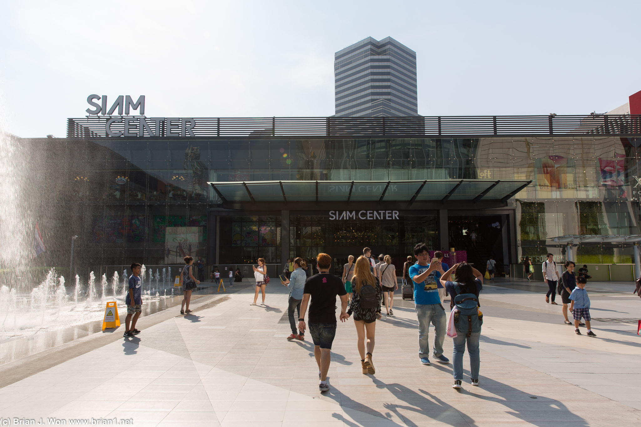 Siam Center, just west of Siam Paragon.