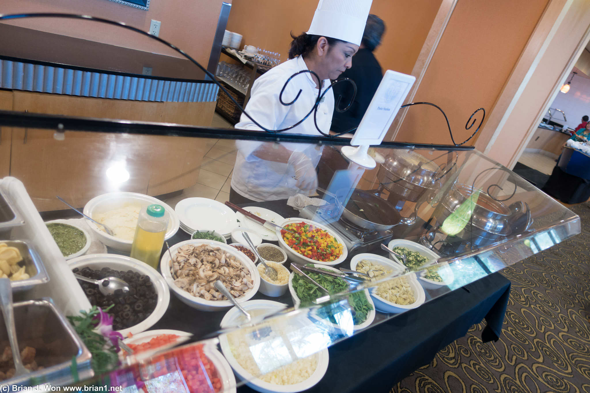 Pasta bar.
