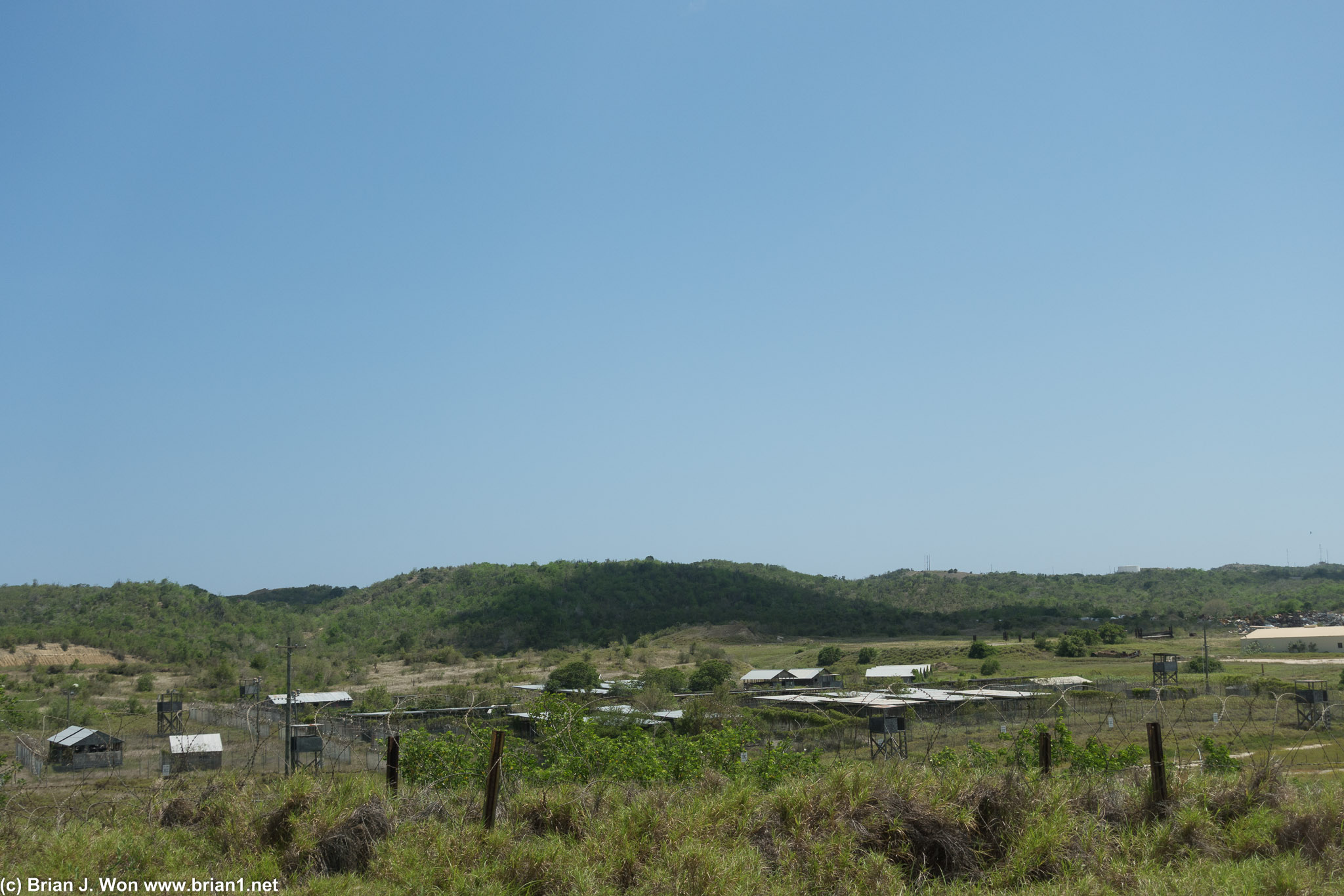 The famous and now closed Camp X-Ray.