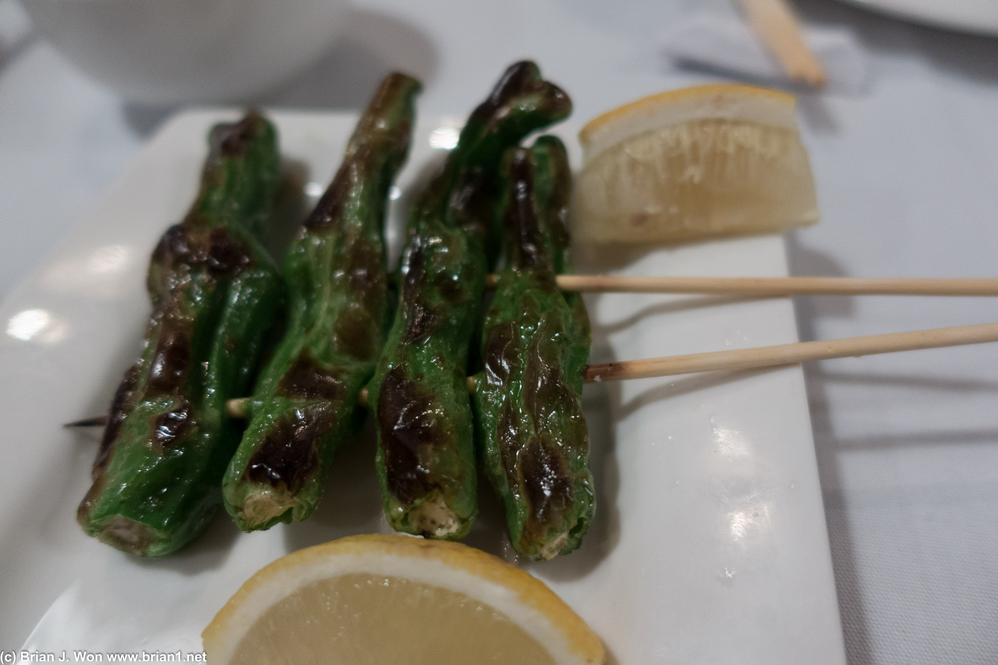 Shisito peppers. Pretty solid.