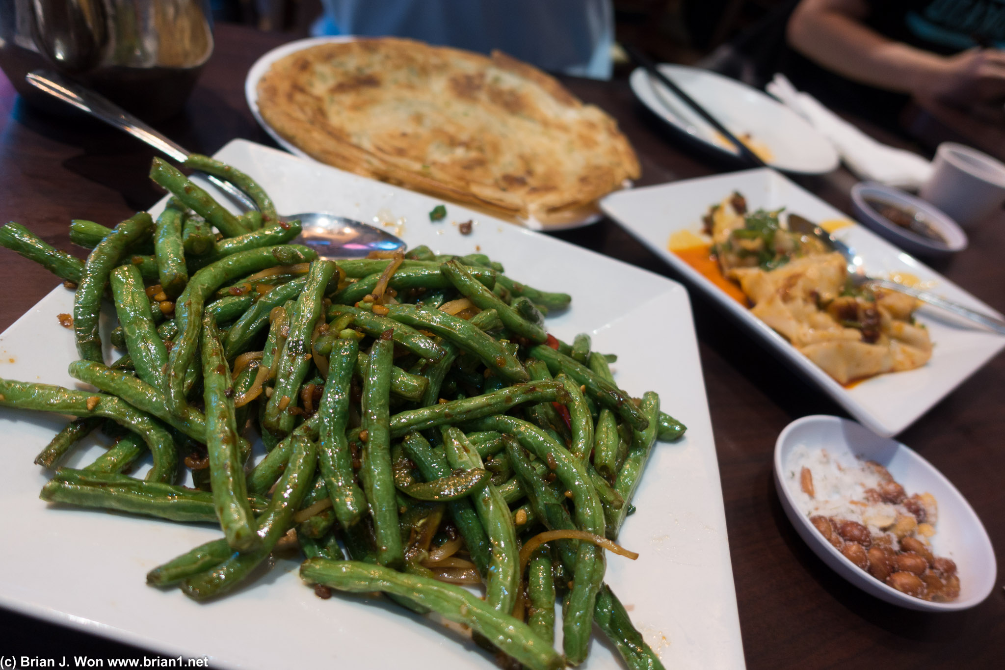 Green beans! Not as good as Din Tai Fung, but decent enough.