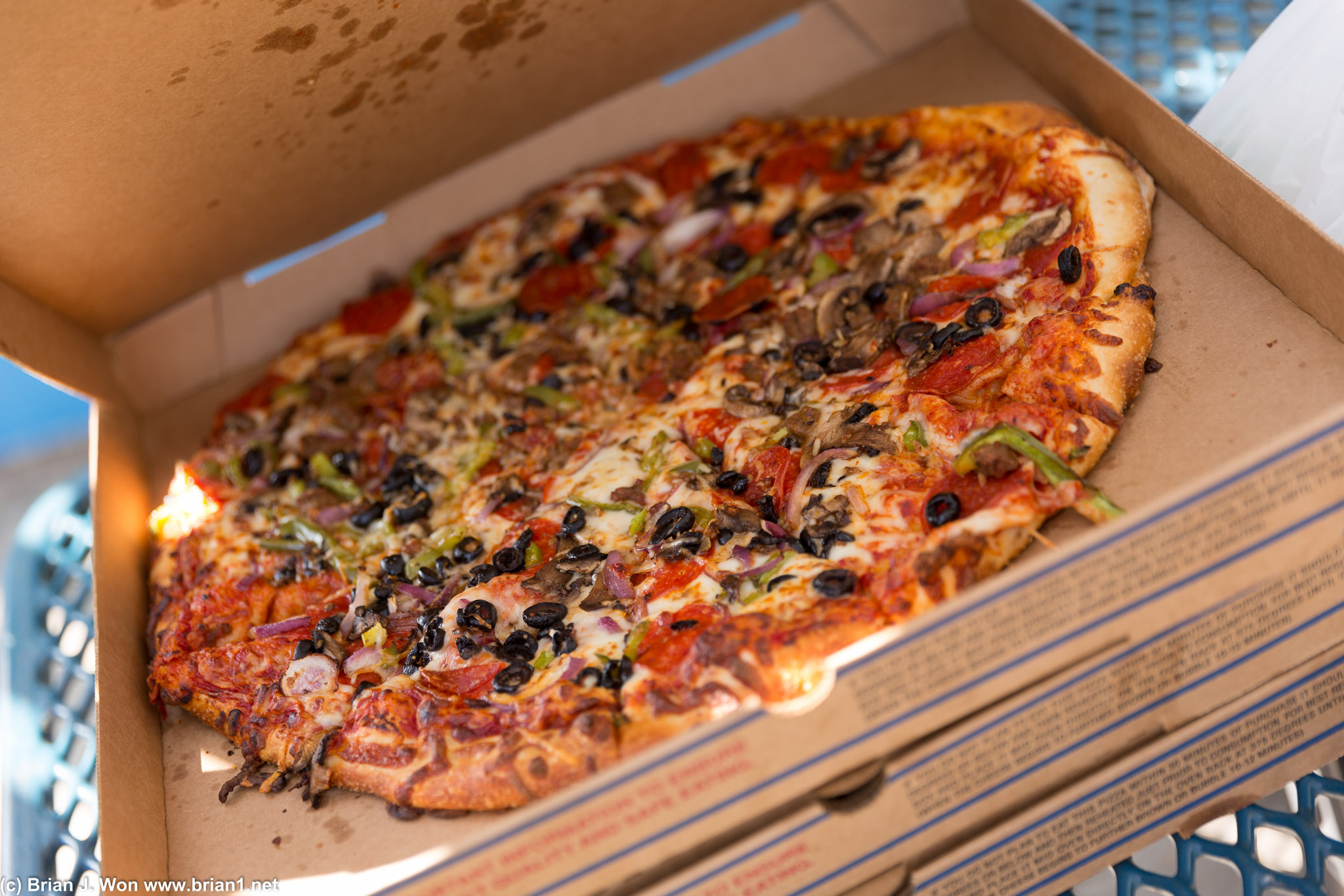 Combination pizza.